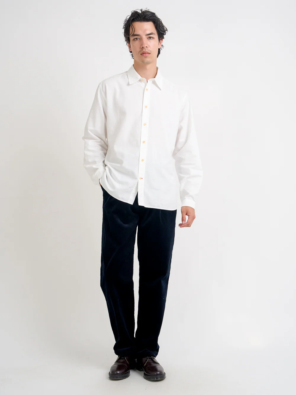 Atlanta Long Sleeve Shirt Brecon White - Image 7