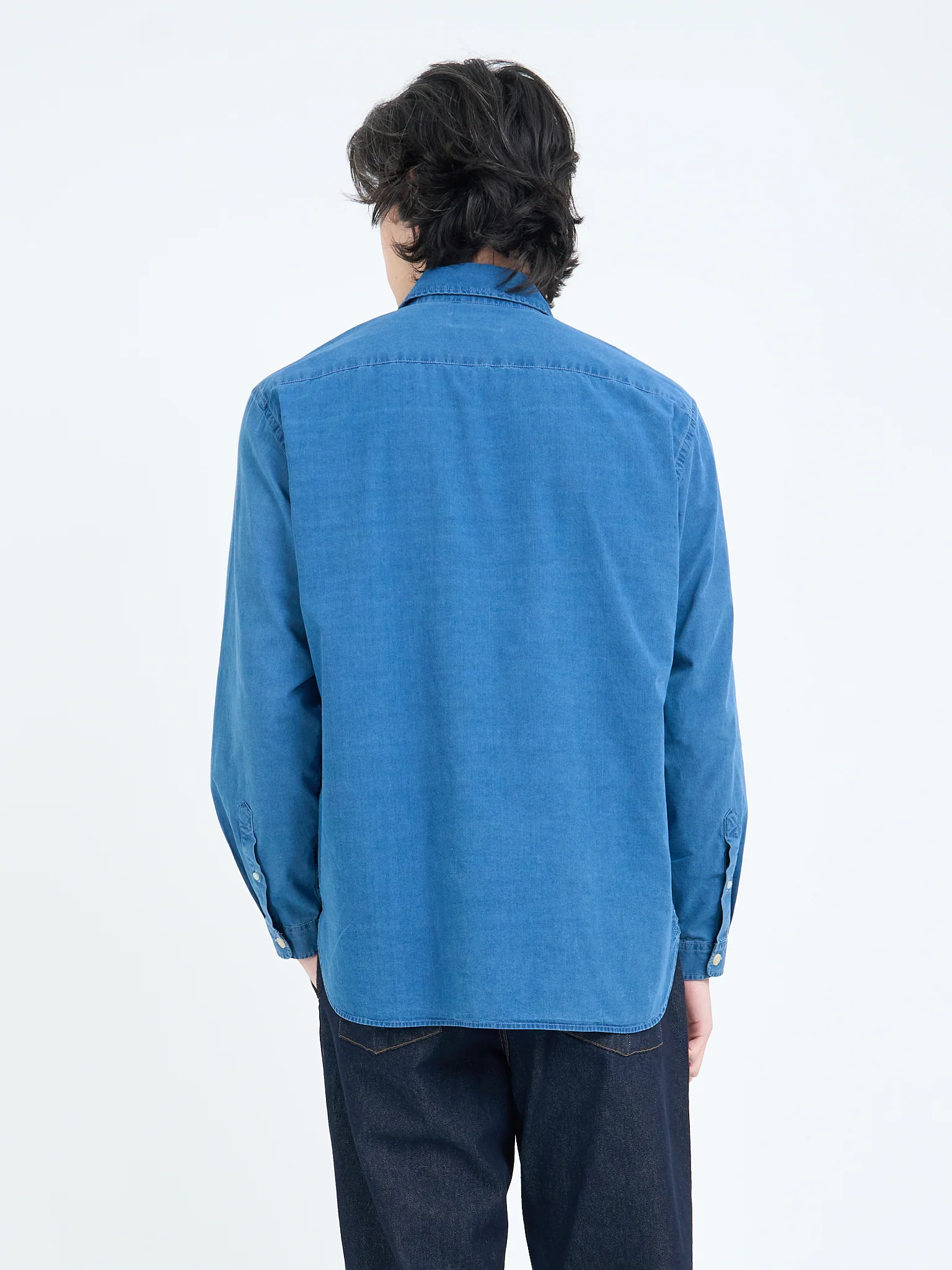 Atlanta Long Sleeve Shirt Wylie Indigo Light - Image 3