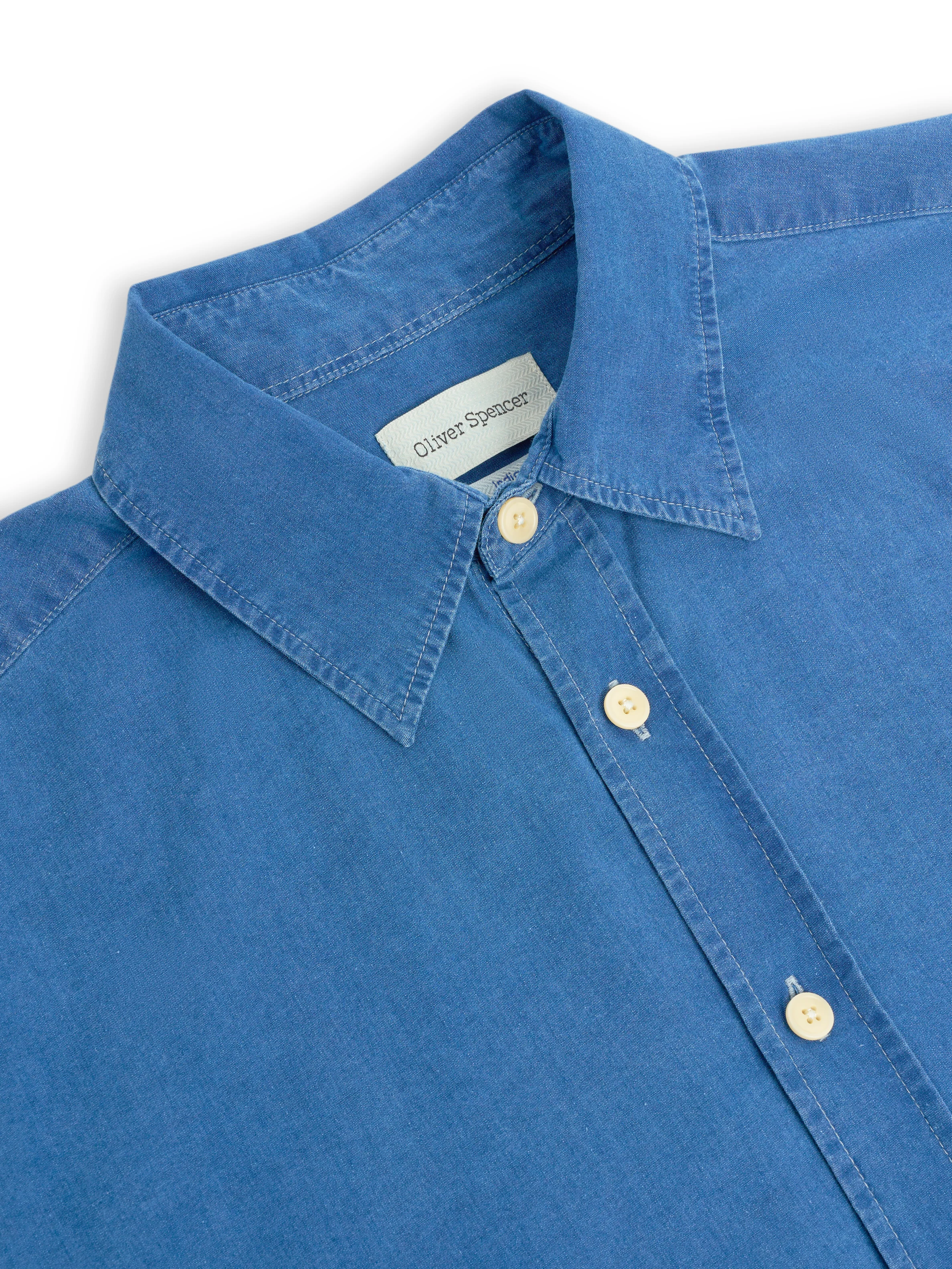 Atlanta Long Sleeve Shirt Wylie Indigo Light - Image 5