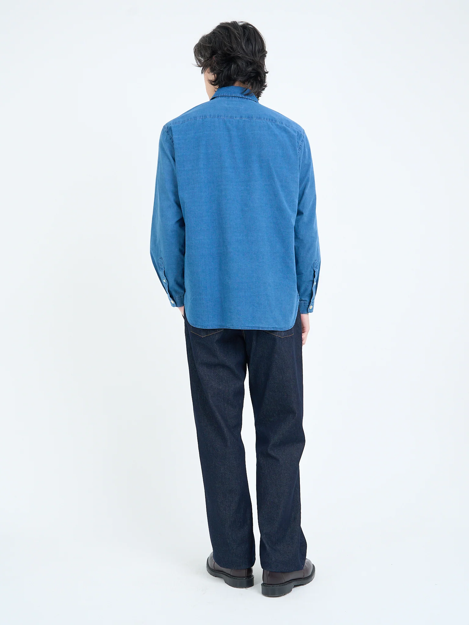Atlanta Long Sleeve Shirt Wylie Indigo Light - Image 8