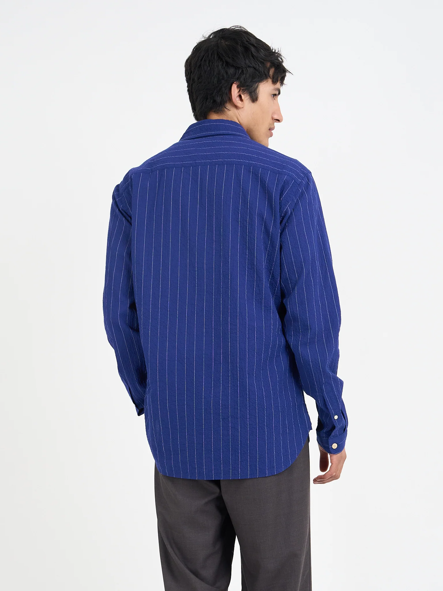 Atlanta Long Sleeve Shirt Patterson Blue - Image 3