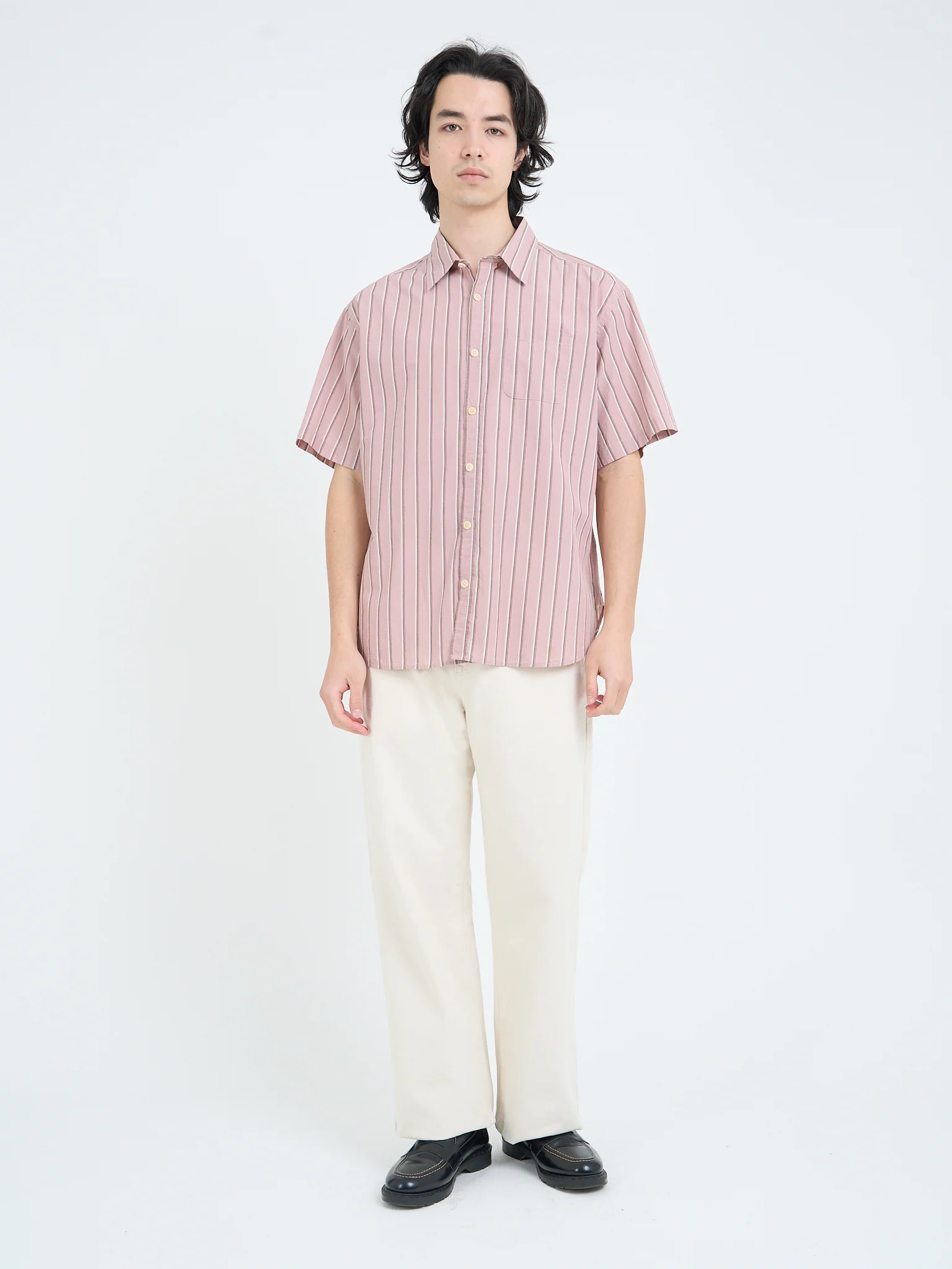 Atlanta Short Sleeve Shirt (Loose Fit) Ferguson Pink - Image 7