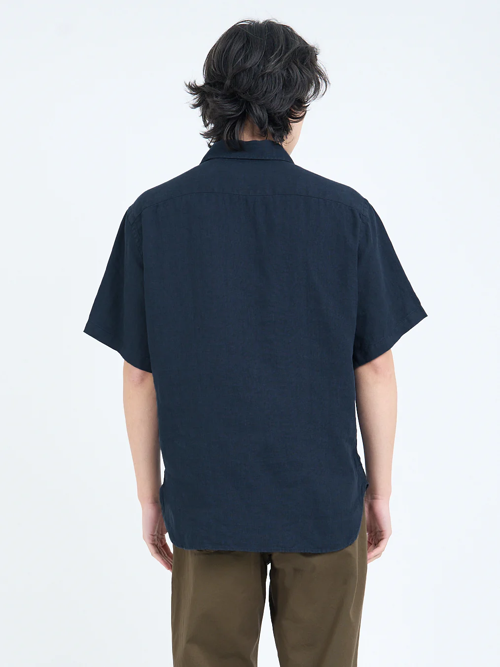 Atlanta Short Sleeve Shirt (Loose Fit) Padworth Navy - Image 3