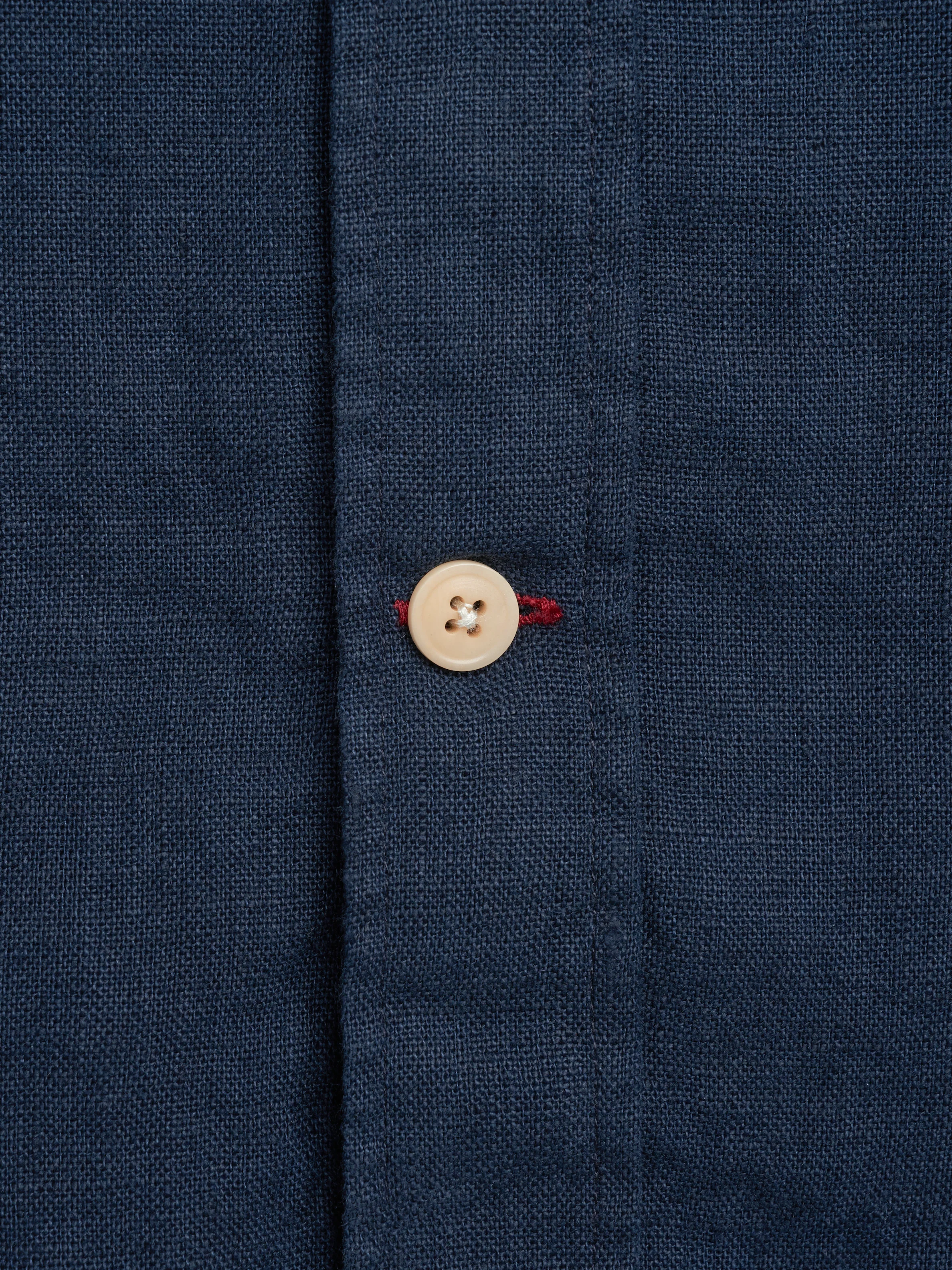 Atlanta Short Sleeve Shirt (Loose Fit) Padworth Navy - Image 5