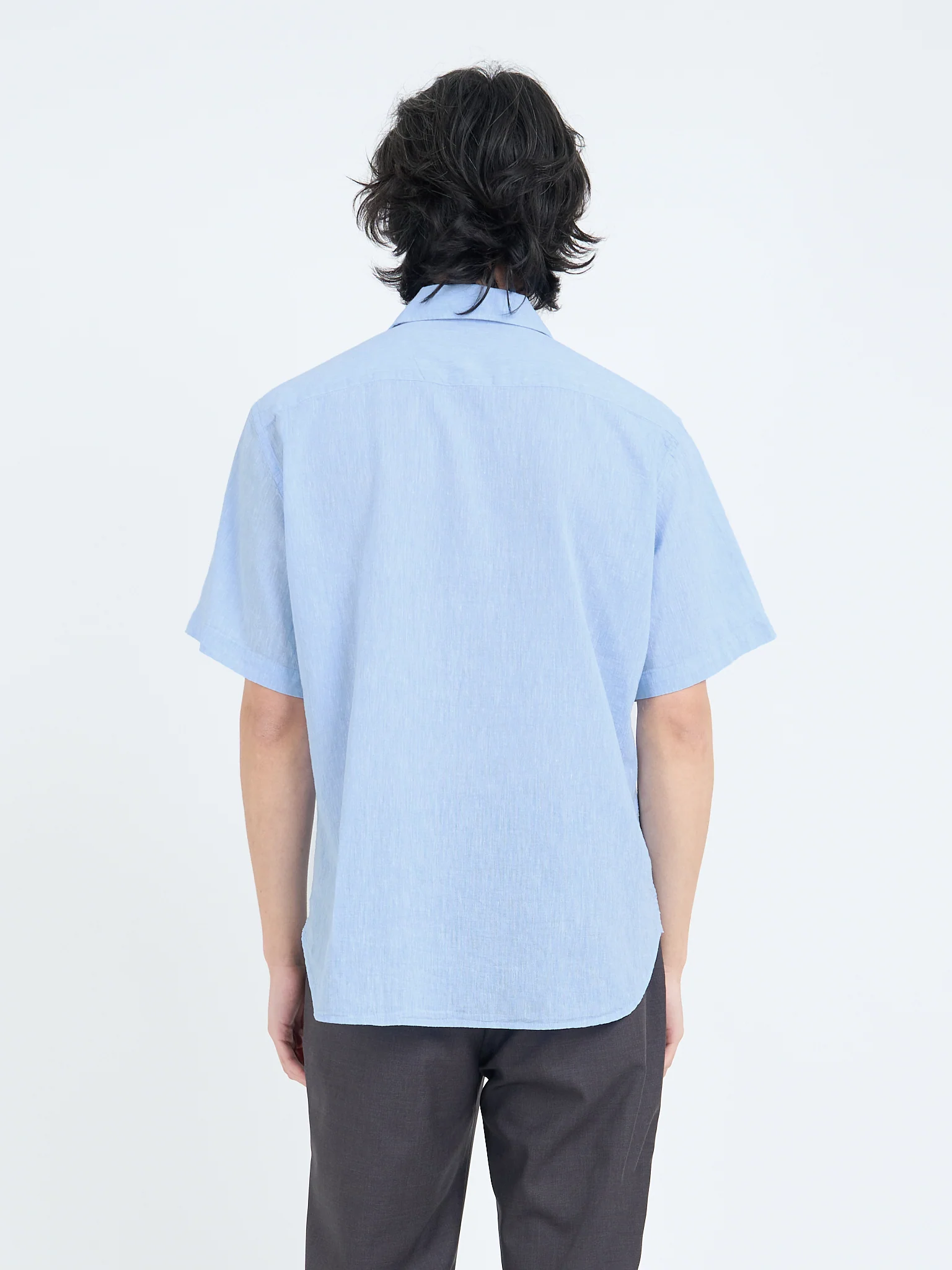Atlanta Short Sleeve Shirt (Loose Fit) Perkins Blue - Image 3