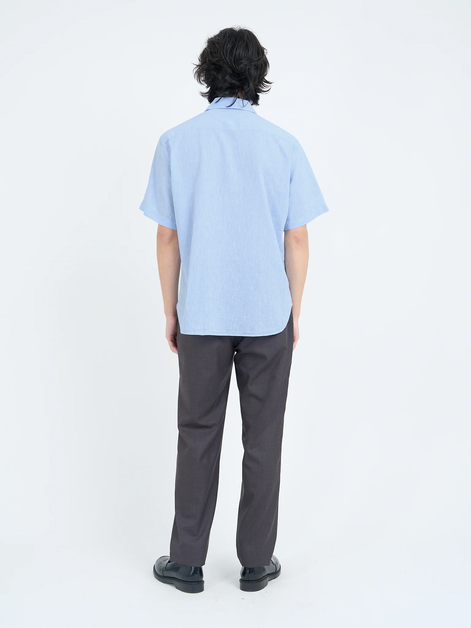 Atlanta Short Sleeve Shirt (Loose Fit) Perkins Blue - Image 8