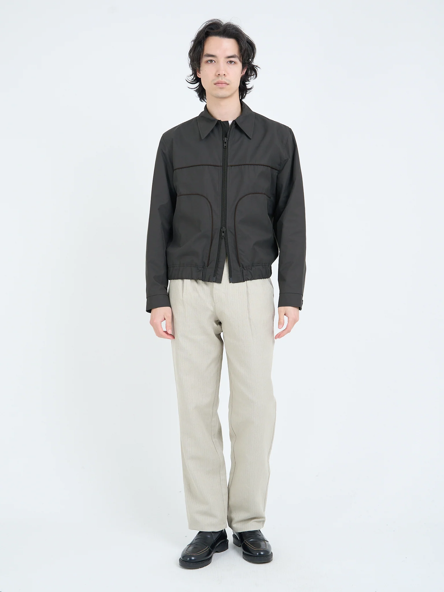 Bembridge Jacket Albers Charcoal - Image 7