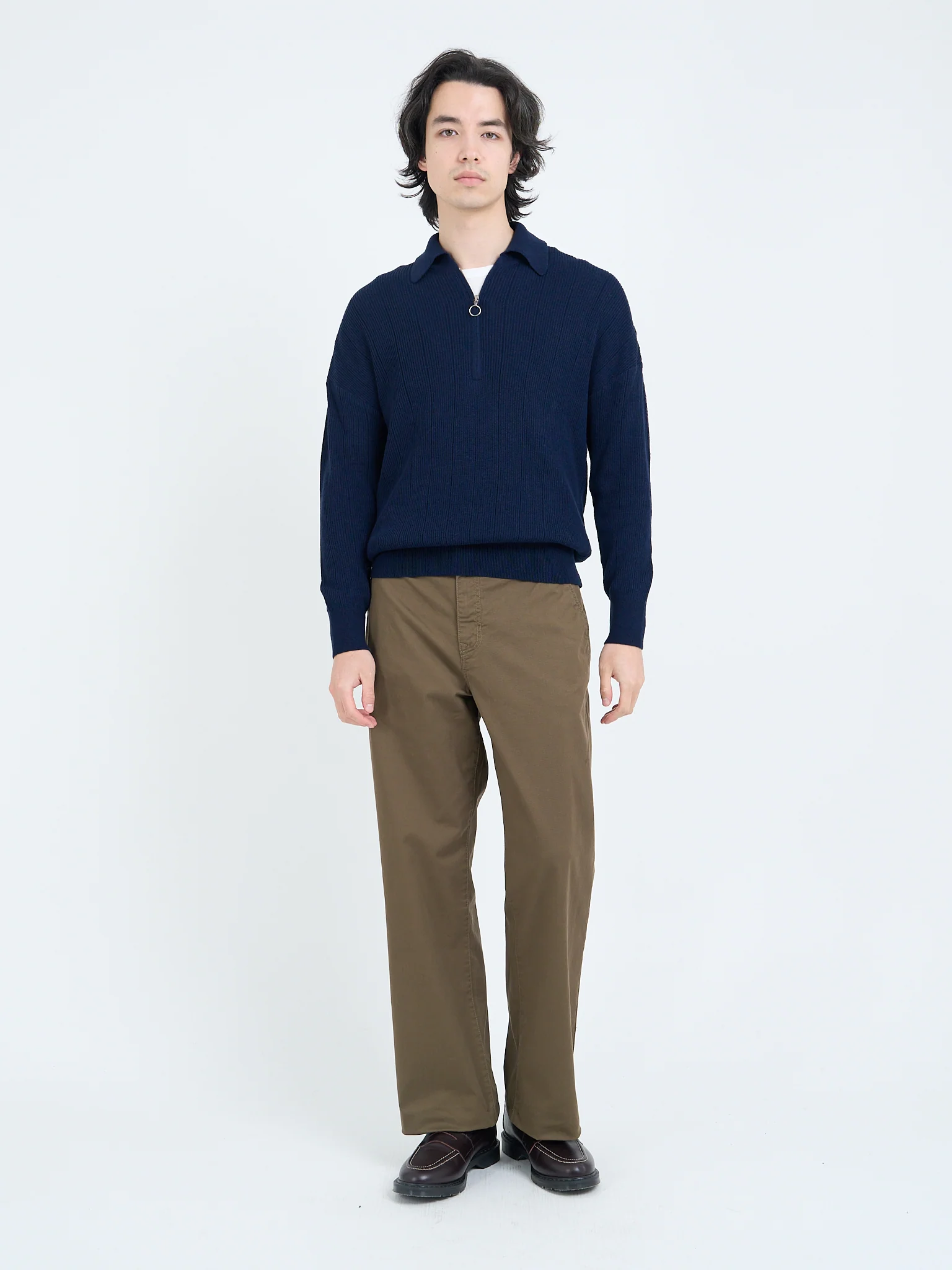 Brice Half Zip Jumper Overton Navy - Image 6