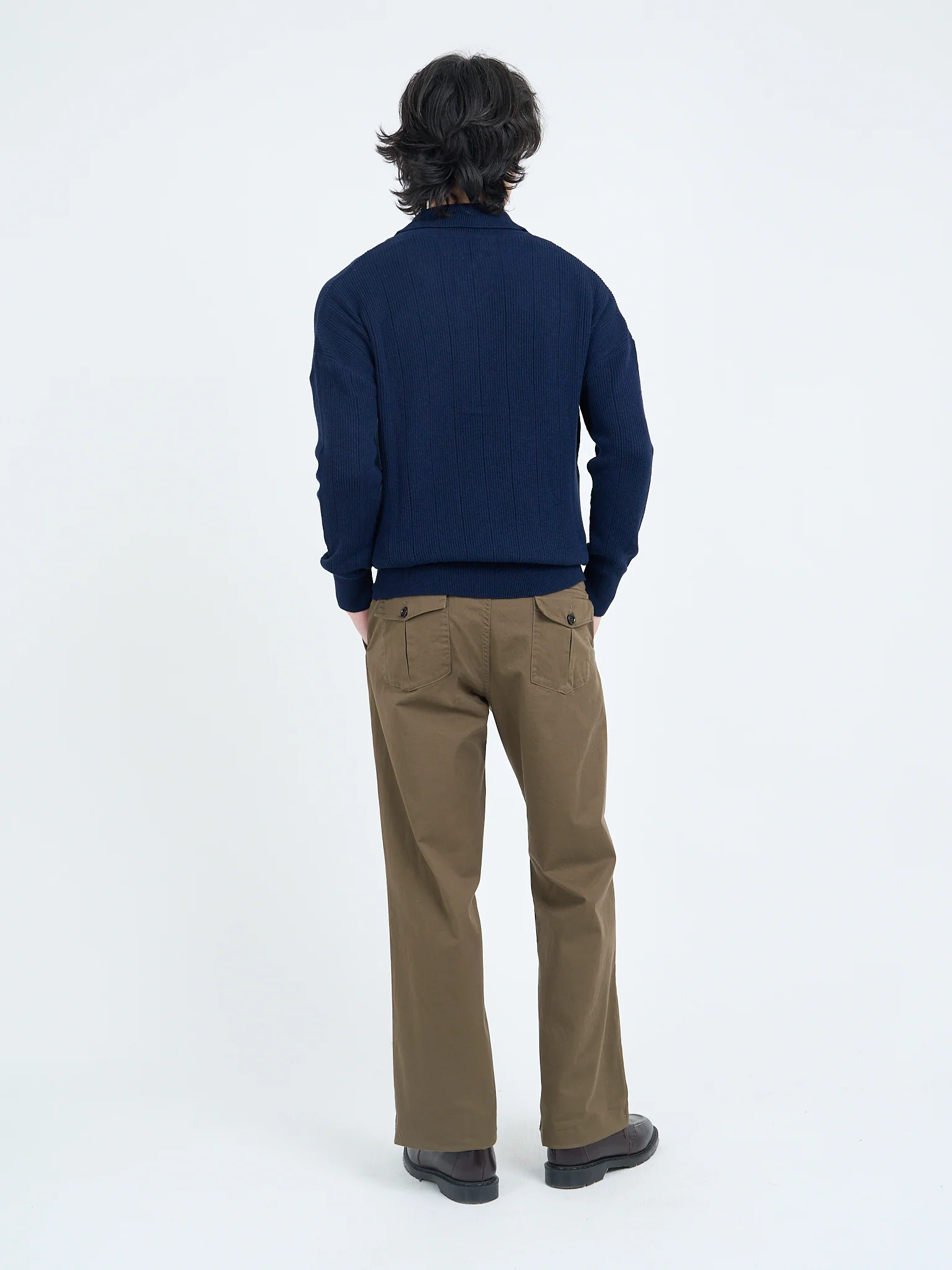 Brice Half Zip Jumper Overton Navy - Image 7
