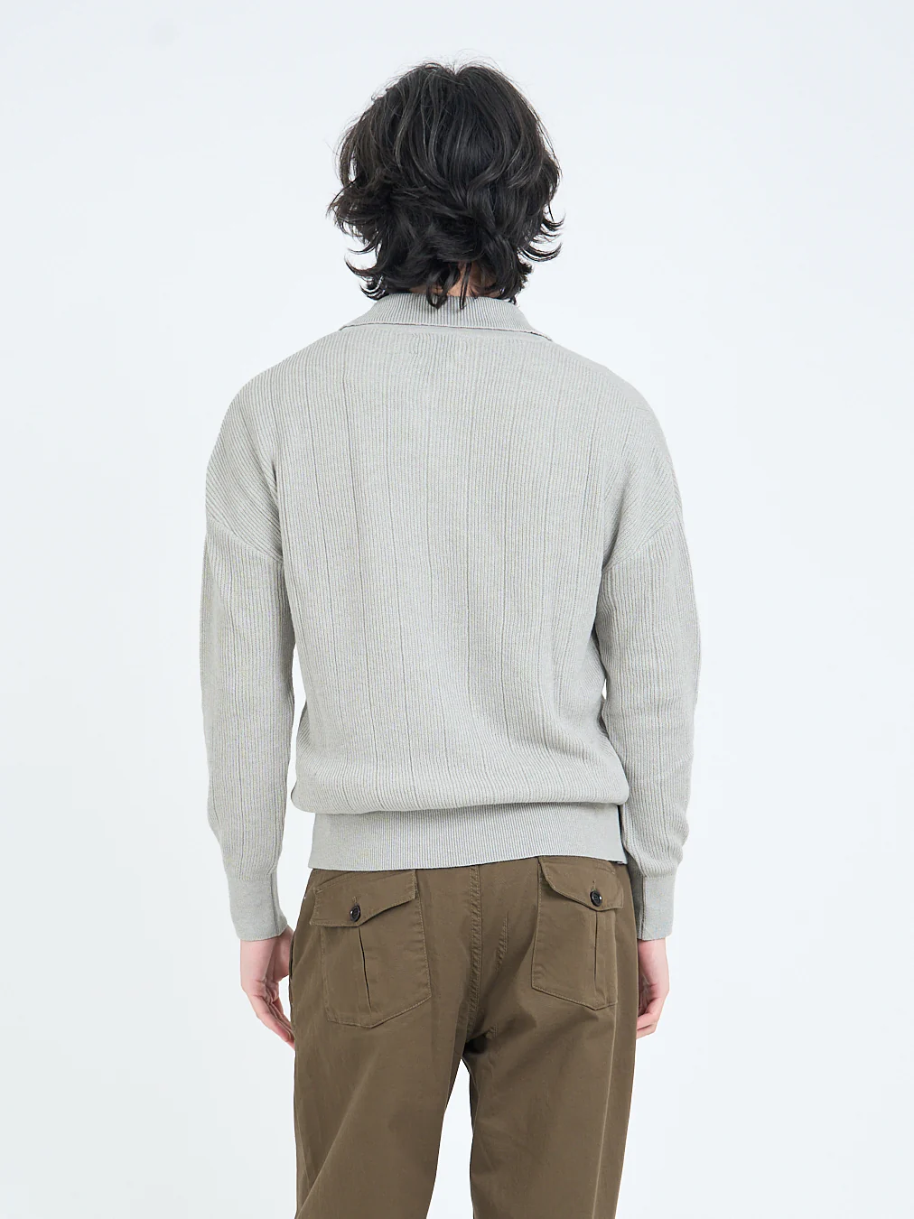 Brice Half Zip Jumper Overton Oatmeal - Image 3