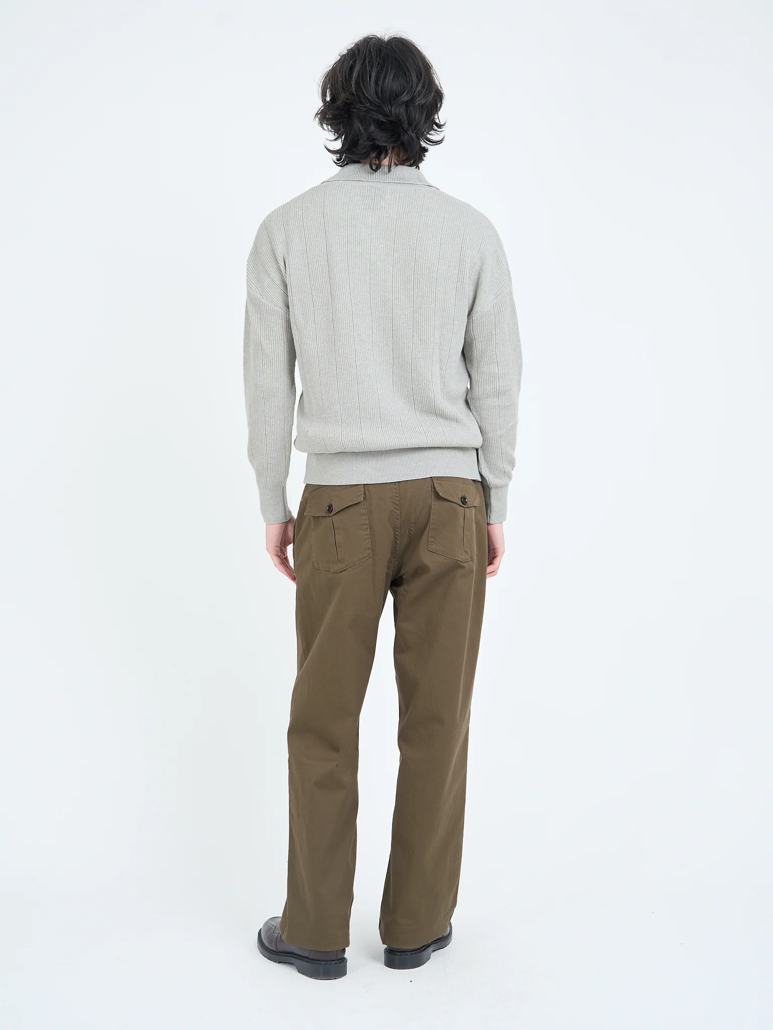 Brice Half Zip Jumper Overton Oatmeal - Image 7