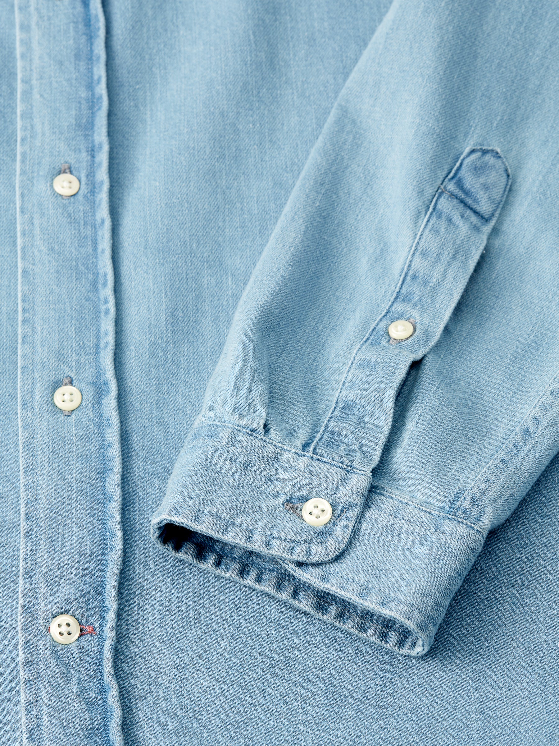 Brook Shirt Mullins Denim Indigo Light - Image 4