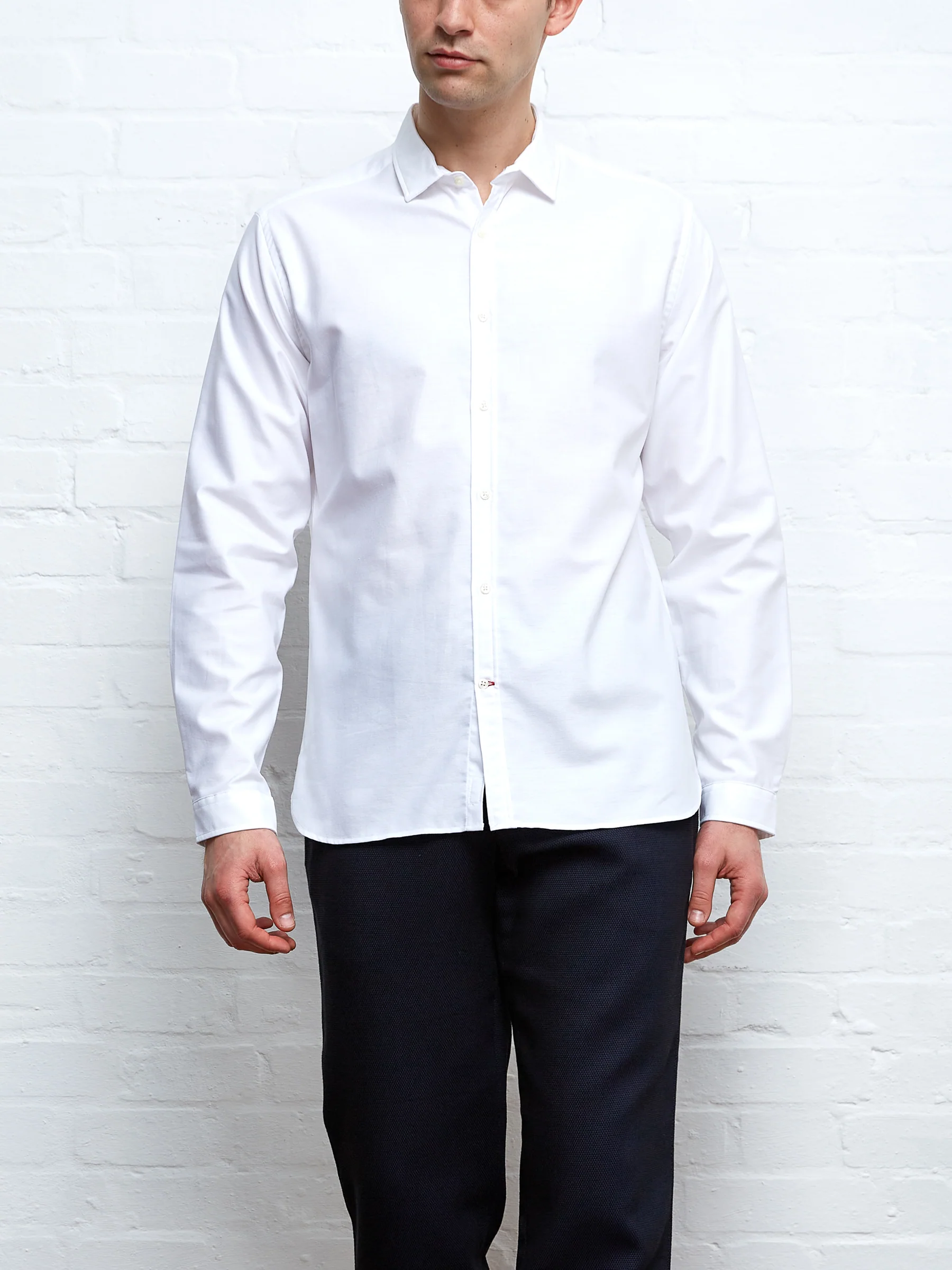 Conduit Classic Shirt Brecon White (Single Button Cuff) - Image 5