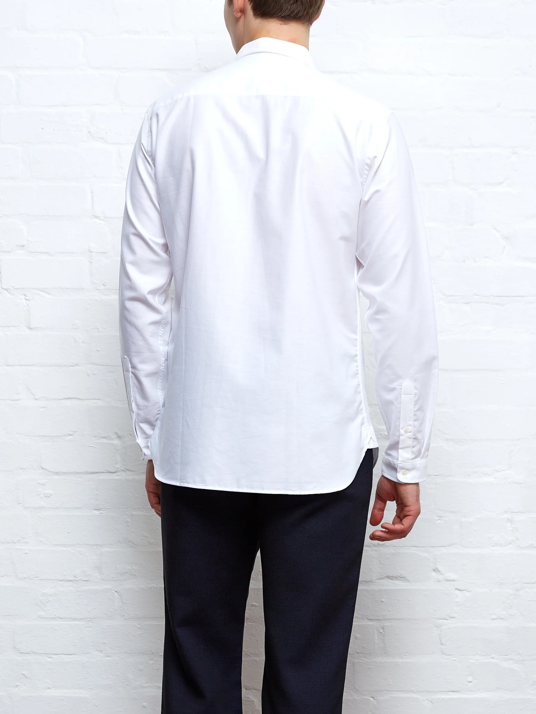 Conduit Classic Shirt Brecon White (Single Button Cuff) - Image 6