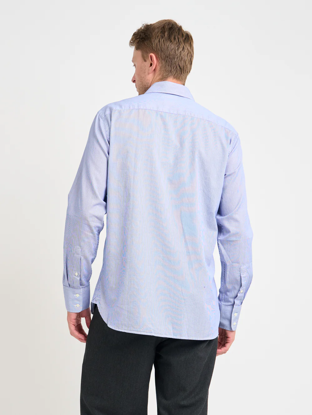 Conduit Classic Shirt Collins White/Blue - Image 3