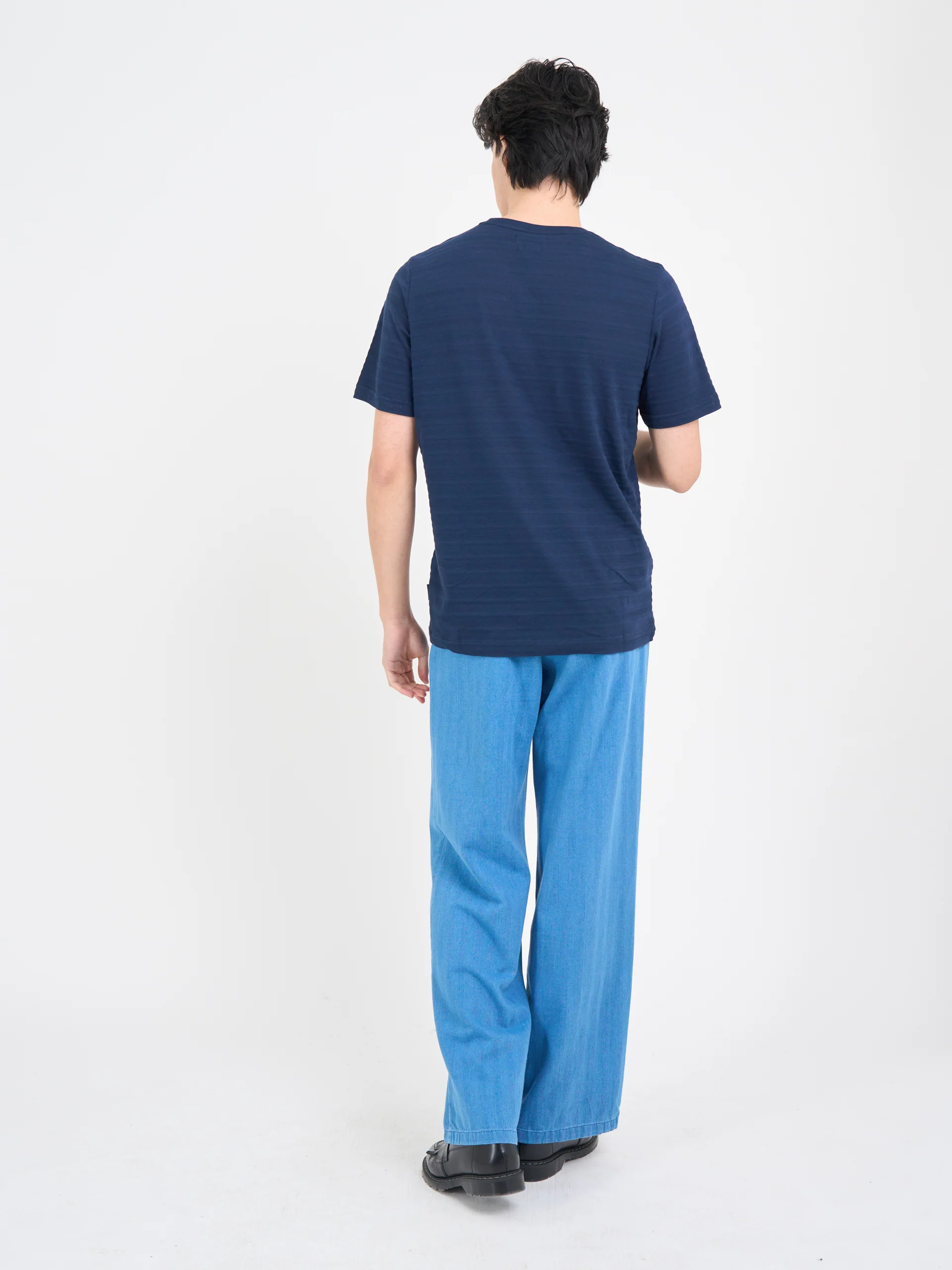 Conduit T-Shirt Dornie Navy - Image 3