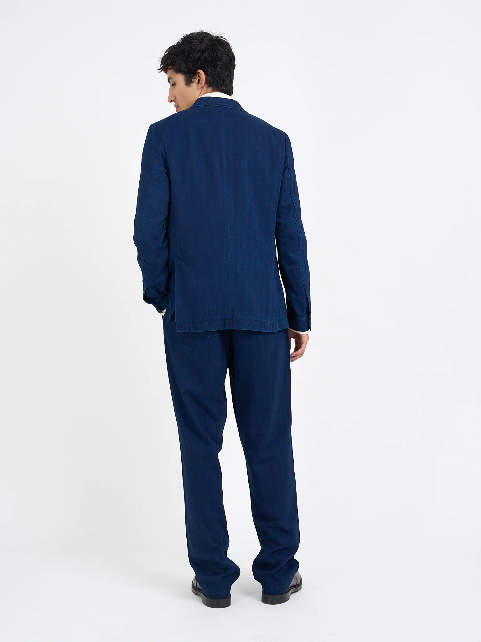 Double Breasted Jacket Faye Indigo Blue - Image 10