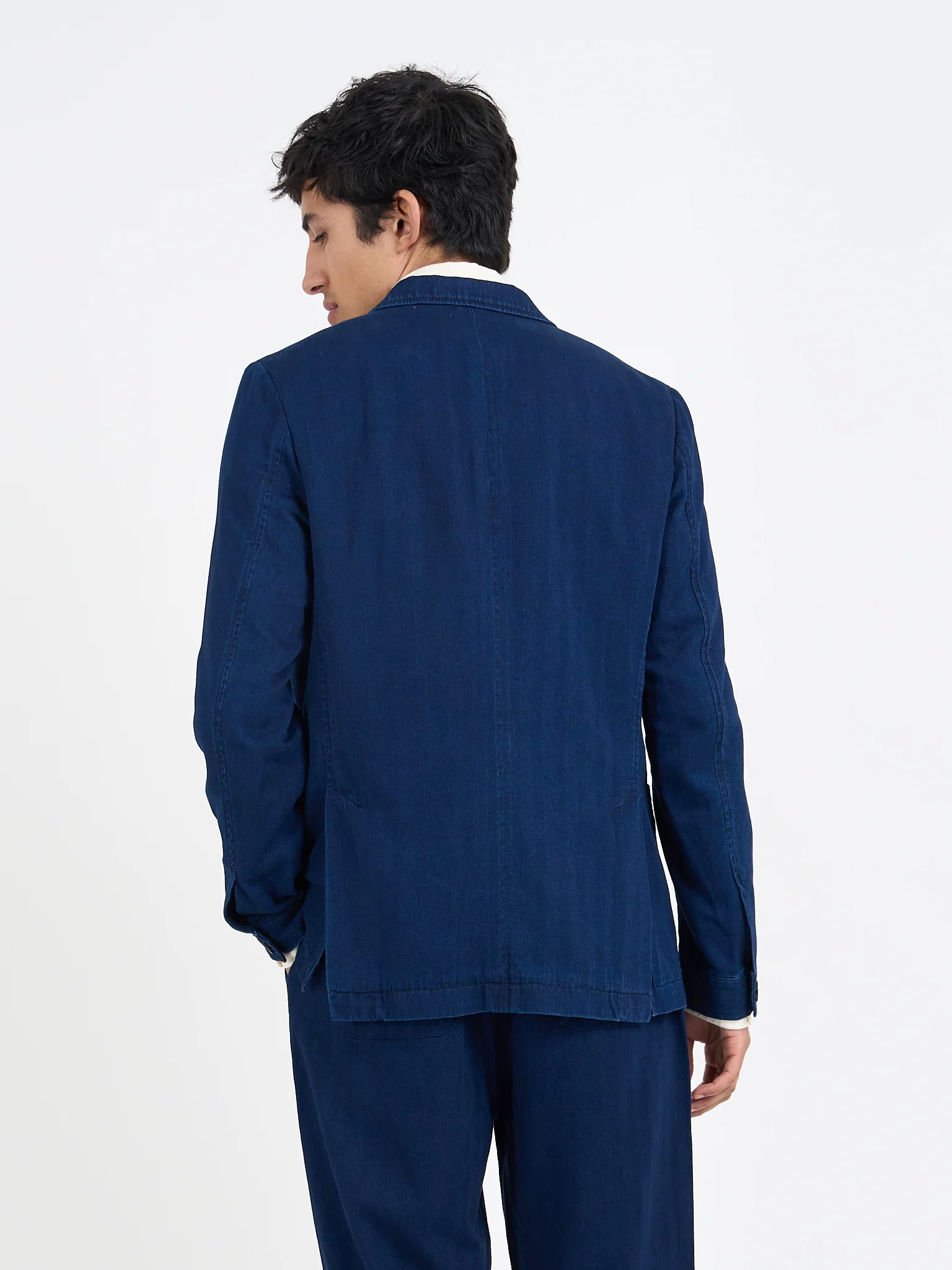 Double Breasted Jacket Faye Indigo Blue - Image 3