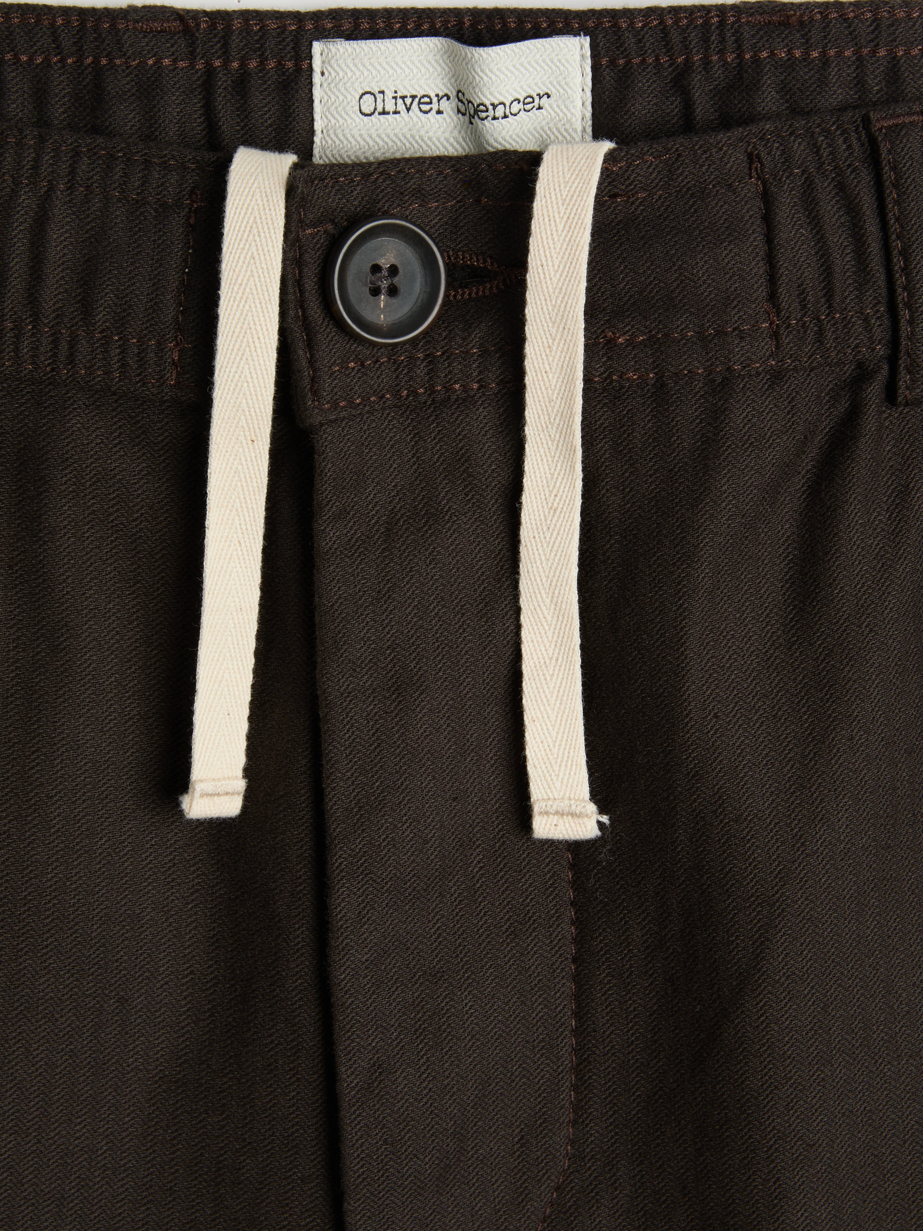 Drawstring Trousers Eastman Brown - Image 5