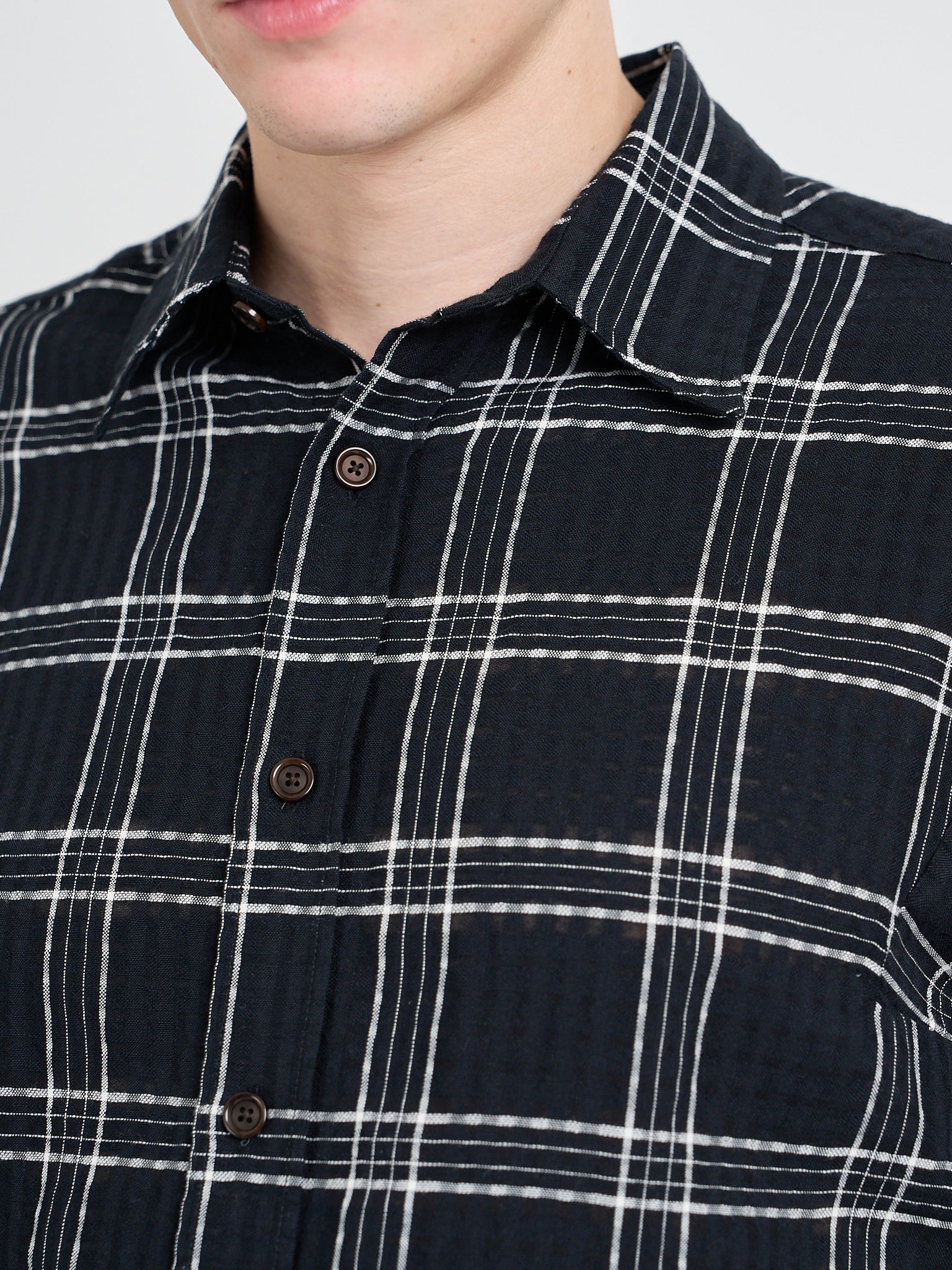 Garrison Long Sleeve Shirt (Loose Fit) Connell Black - Image 4