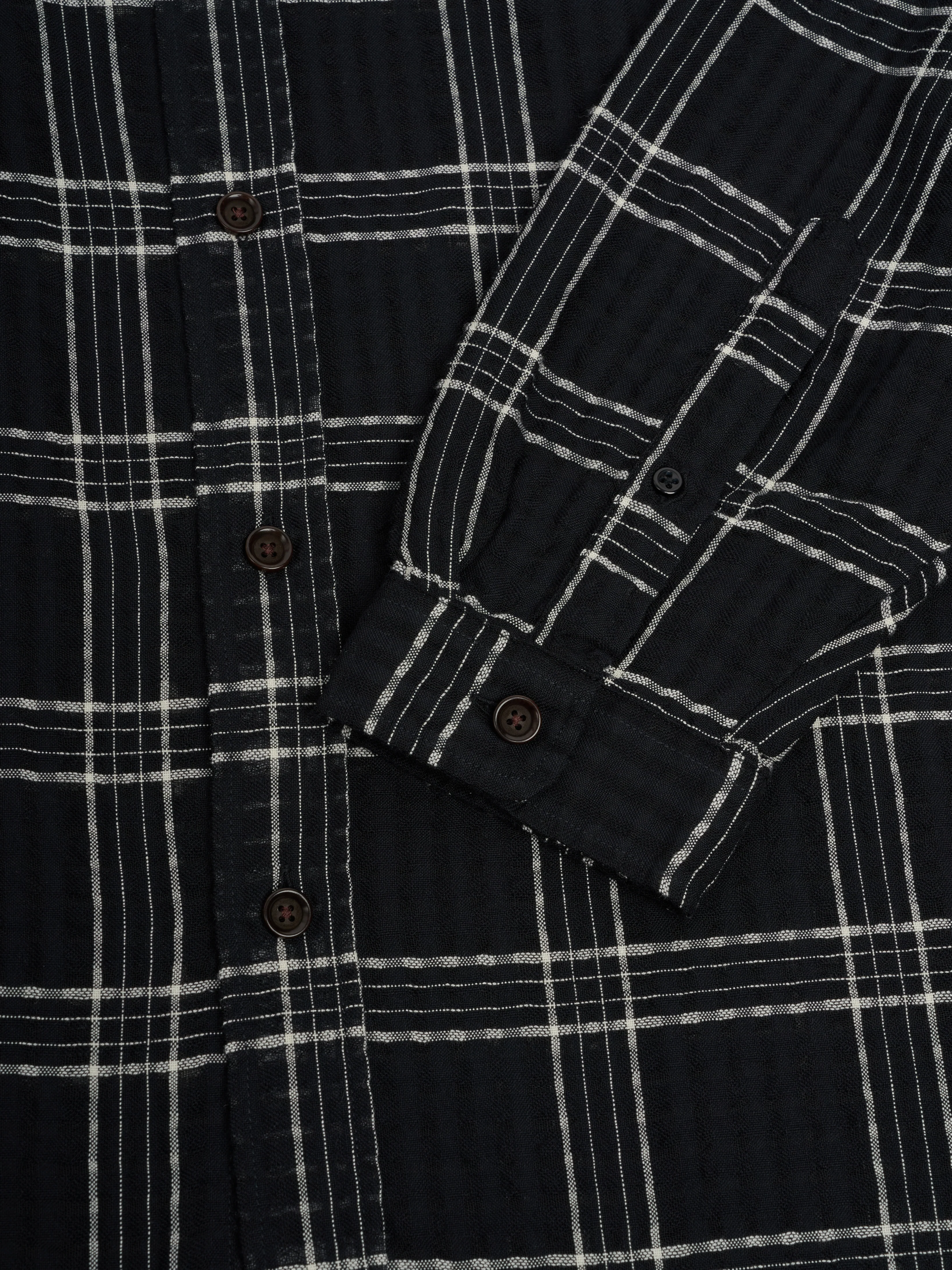 Garrison Long Sleeve Shirt (Loose Fit) Connell Black - Image 6