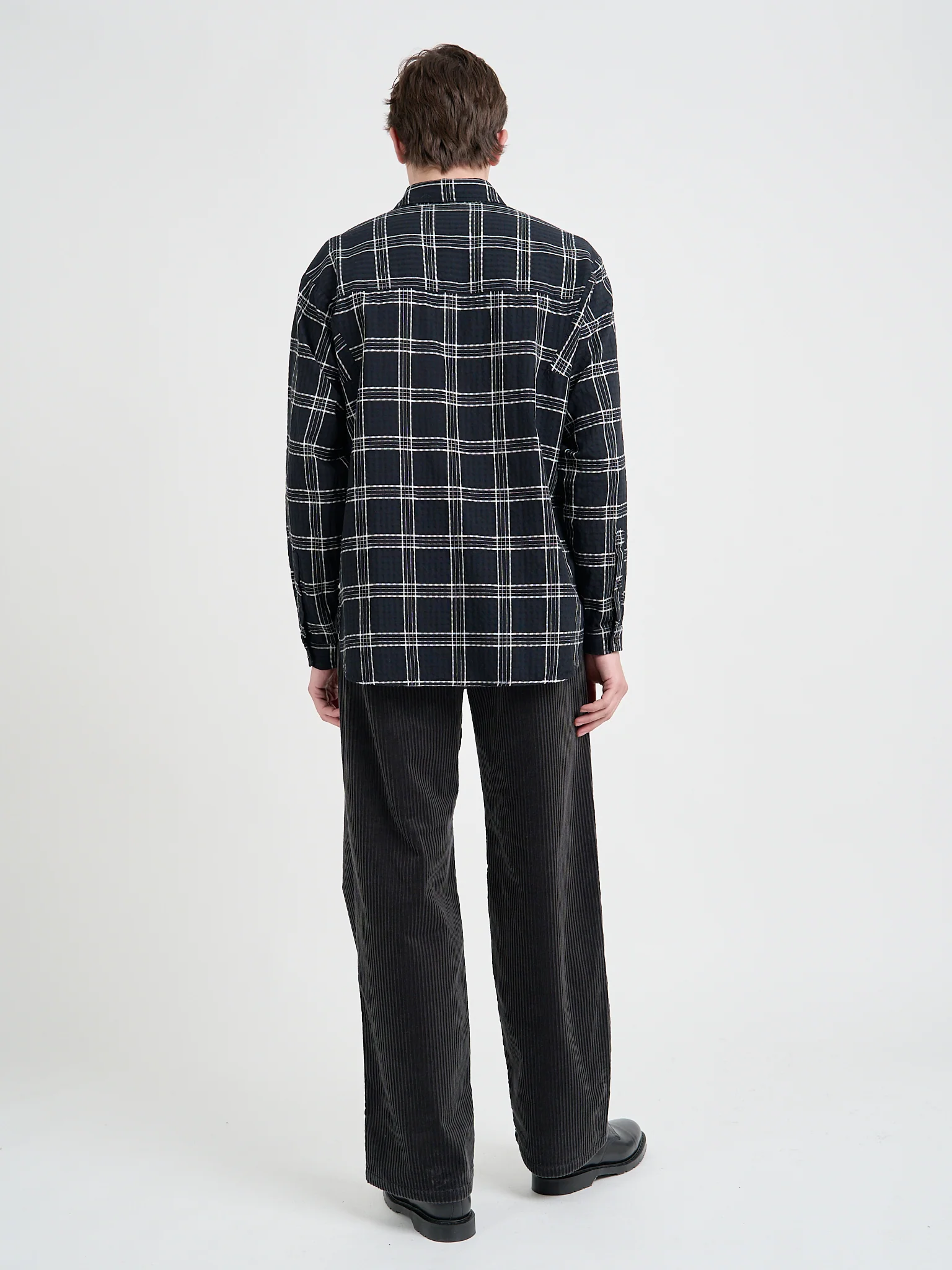 Garrison Long Sleeve Shirt (Loose Fit) Connell Black - Image 8
