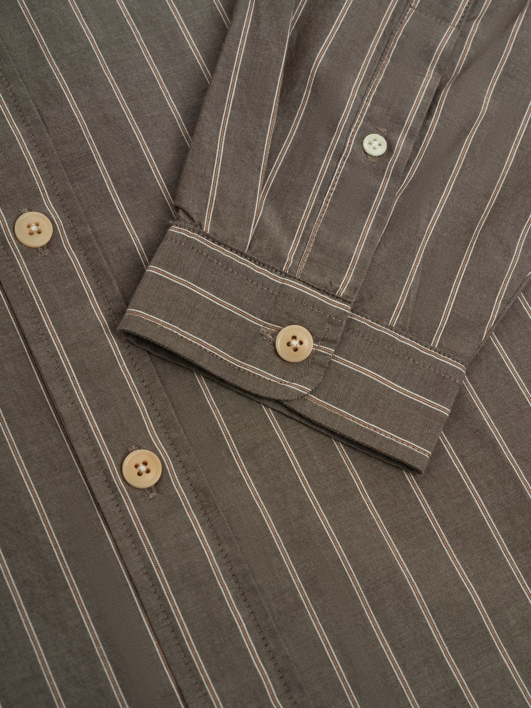 Garrison Long Sleeve Shirt (Loose Fit) Corbet Brown - Image 6