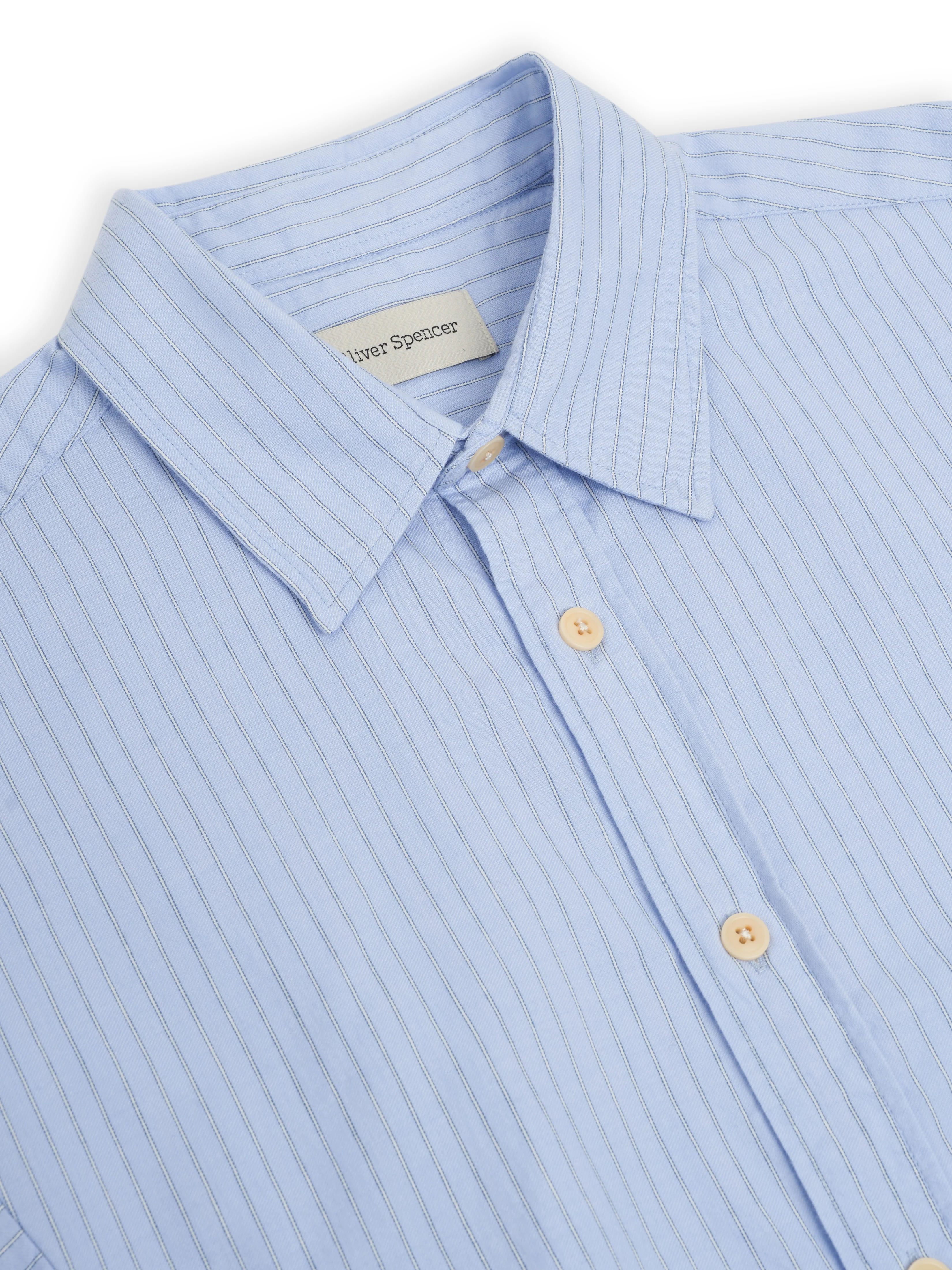 Garrison Long Sleeve Shirt (Loose Fit) Faber Blue - Image 5