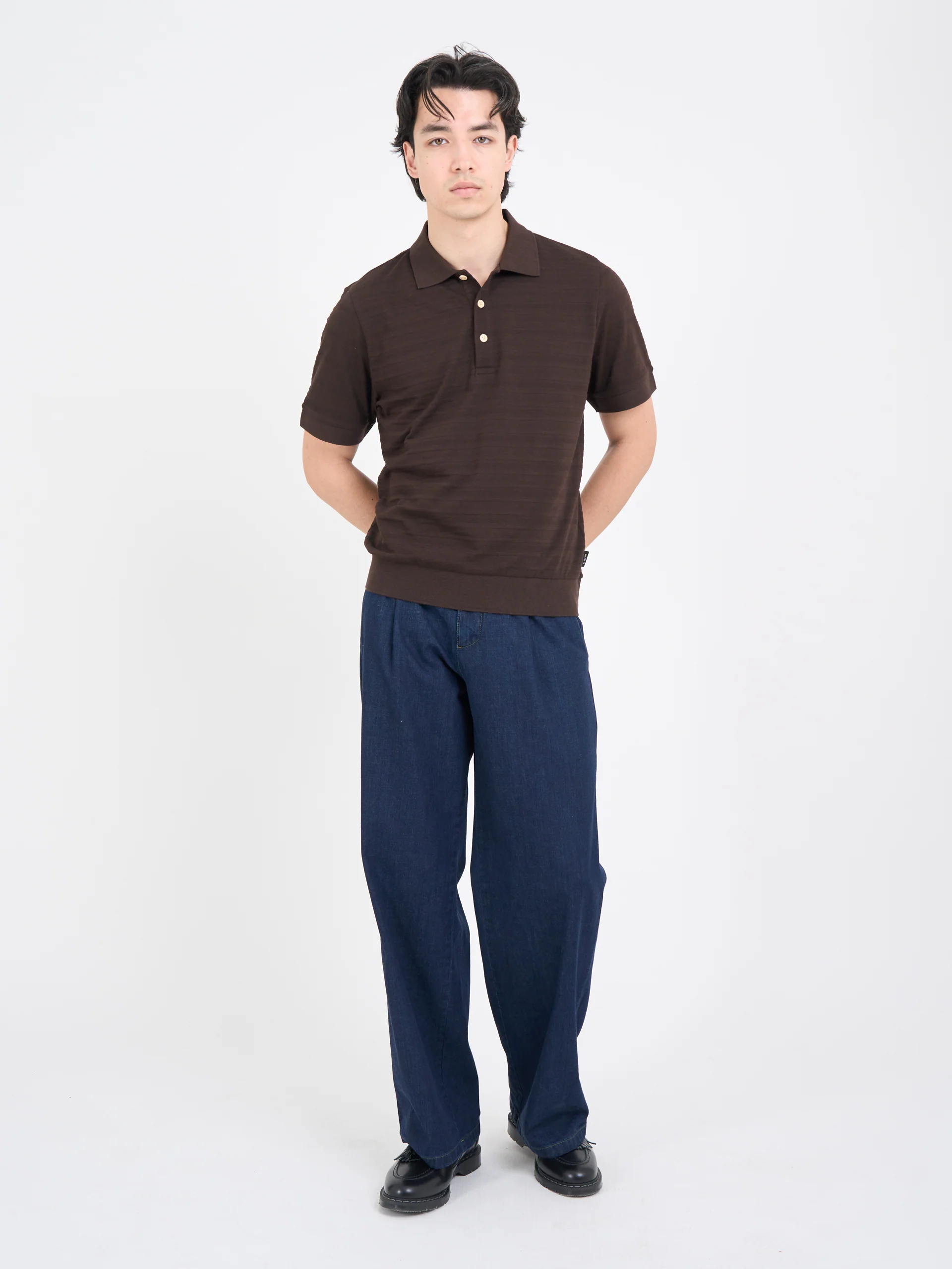 Glendale Polo Shirt Dornie Brown - Image 5