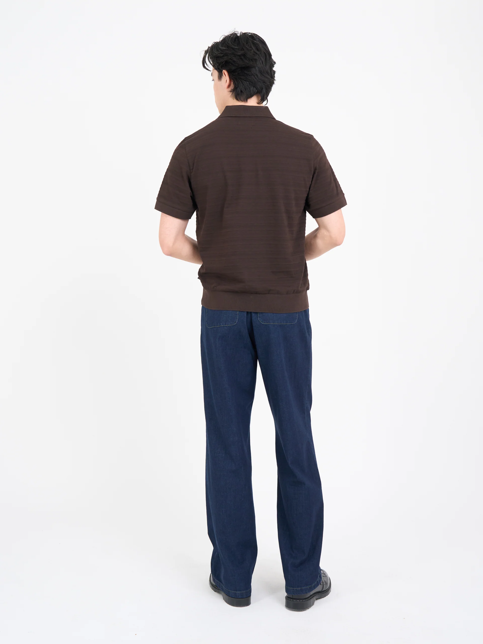 Glendale Polo Shirt Dornie Brown - Image 6
