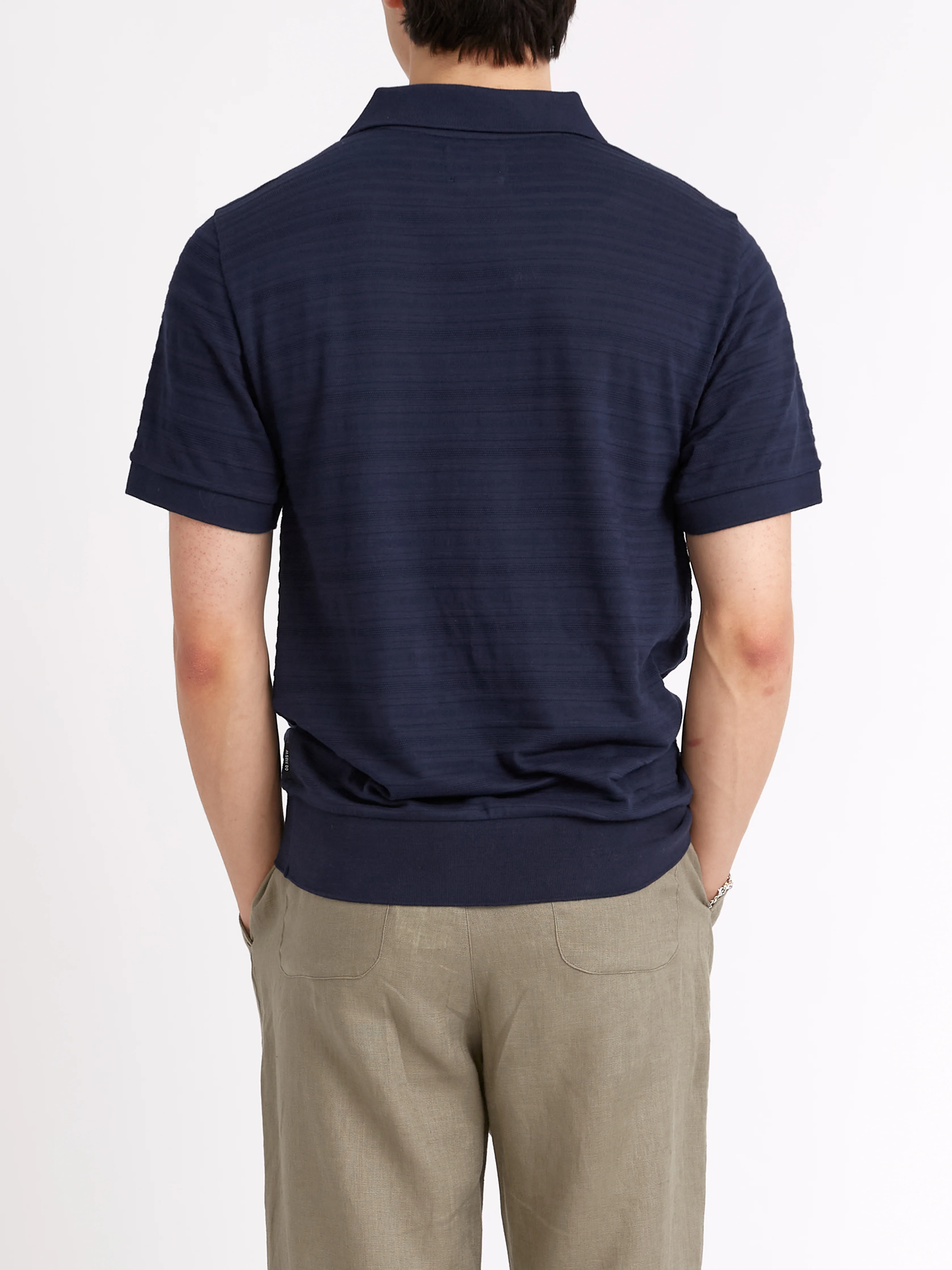 Glendale Polo Shirt Dornie Navy - Image 3