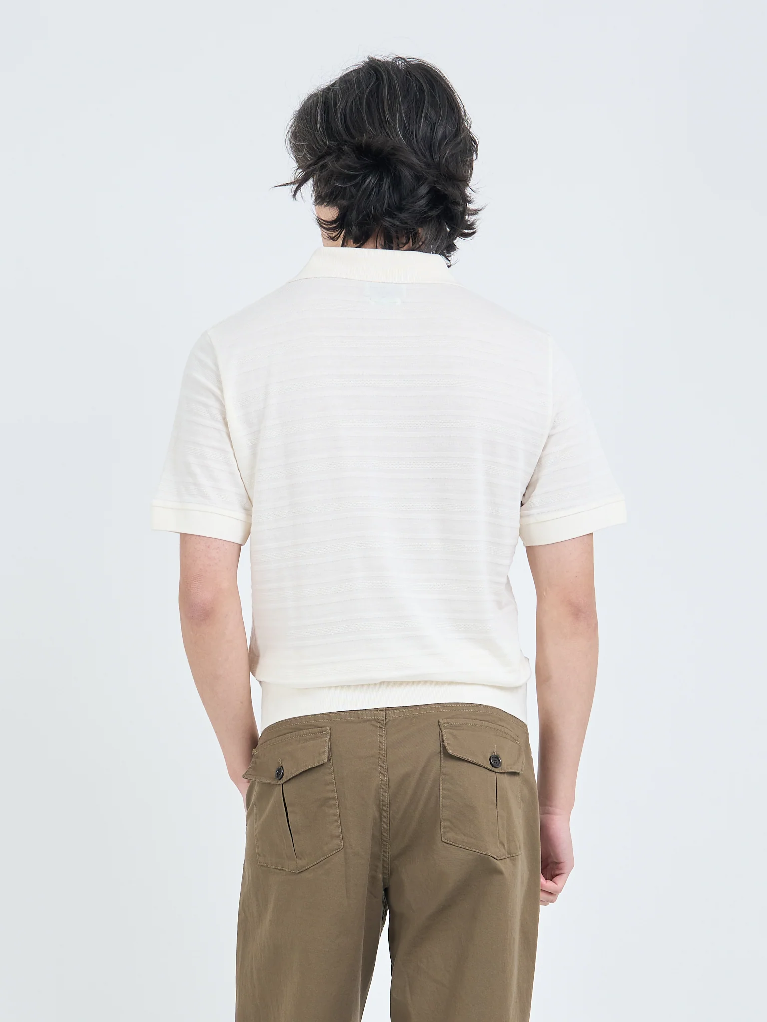 Glendale Polo Shirt Dornie Cream - Image 3