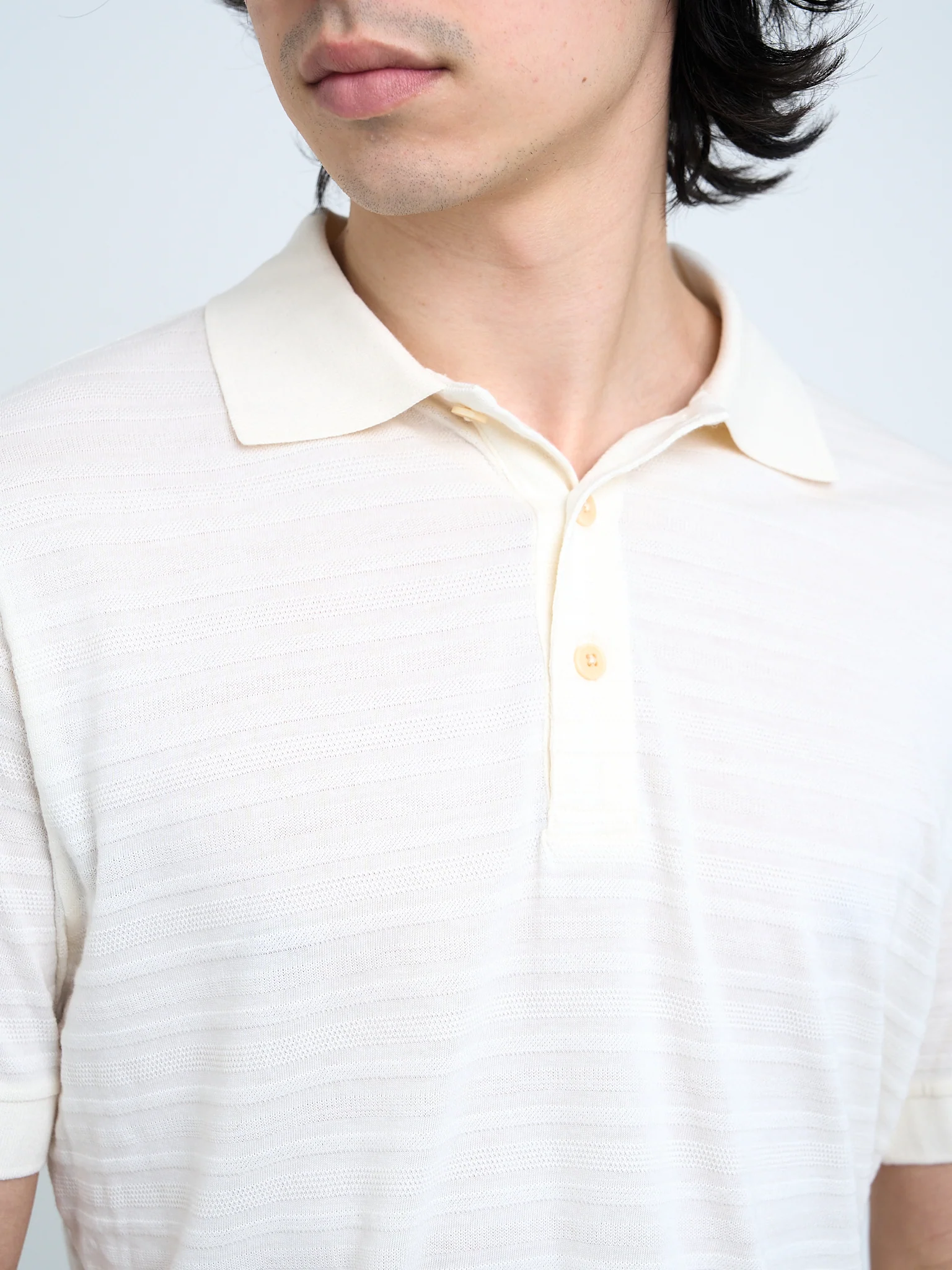 Glendale Polo Shirt Dornie Cream - Image 4