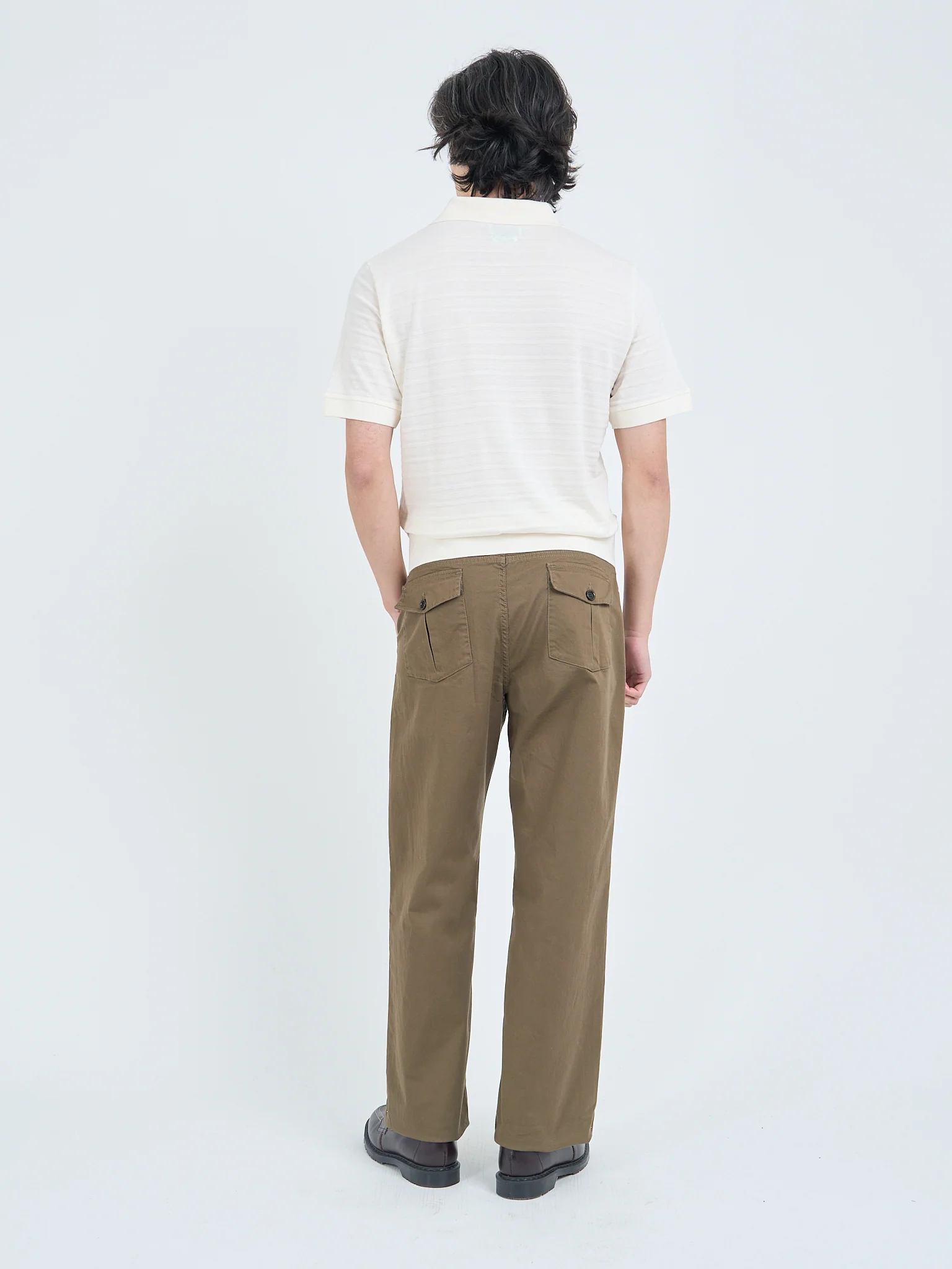 Glendale Polo Shirt Dornie Cream - Image 8