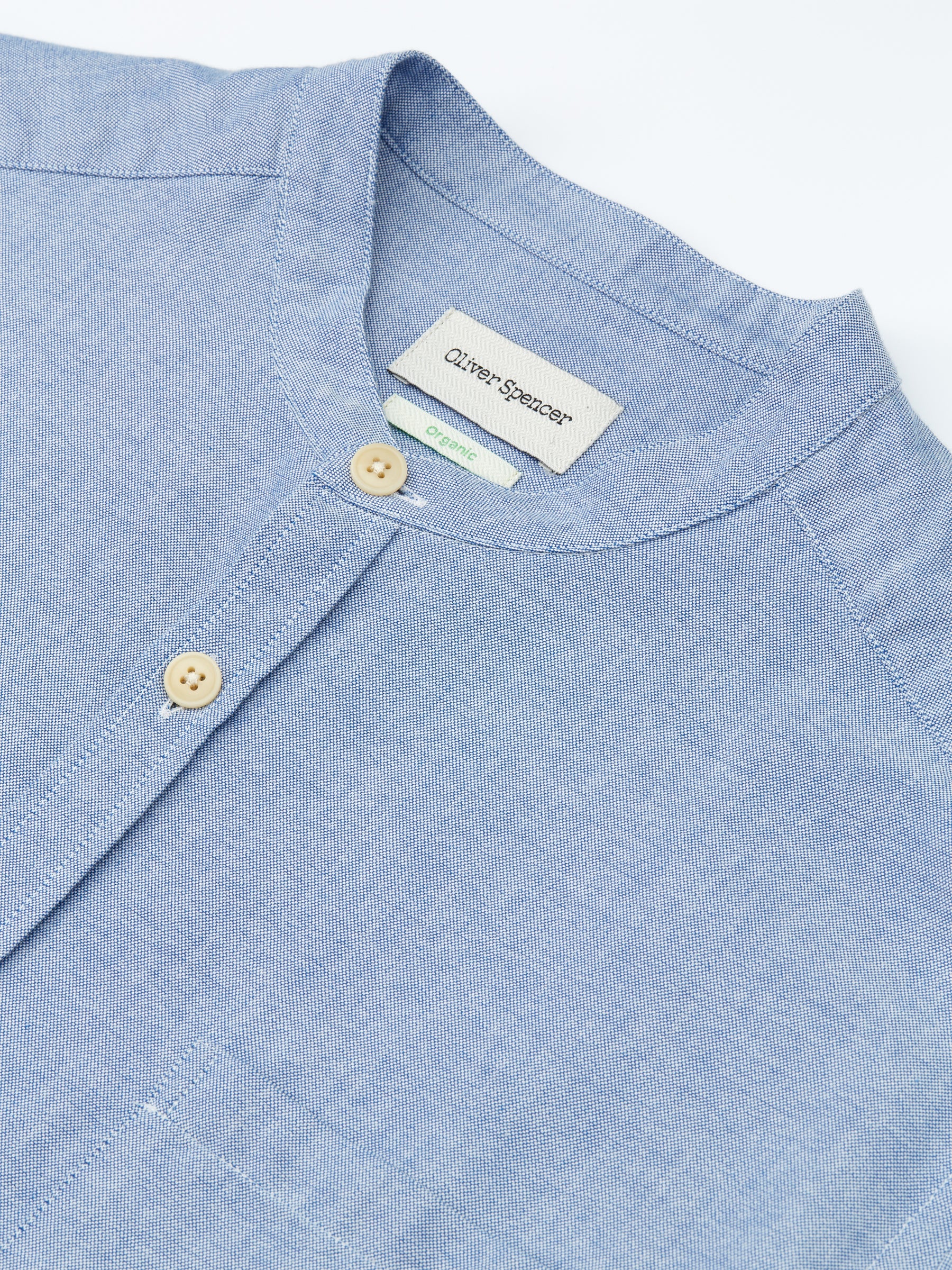 Grandad Shirt Brecon Blue - Image 4