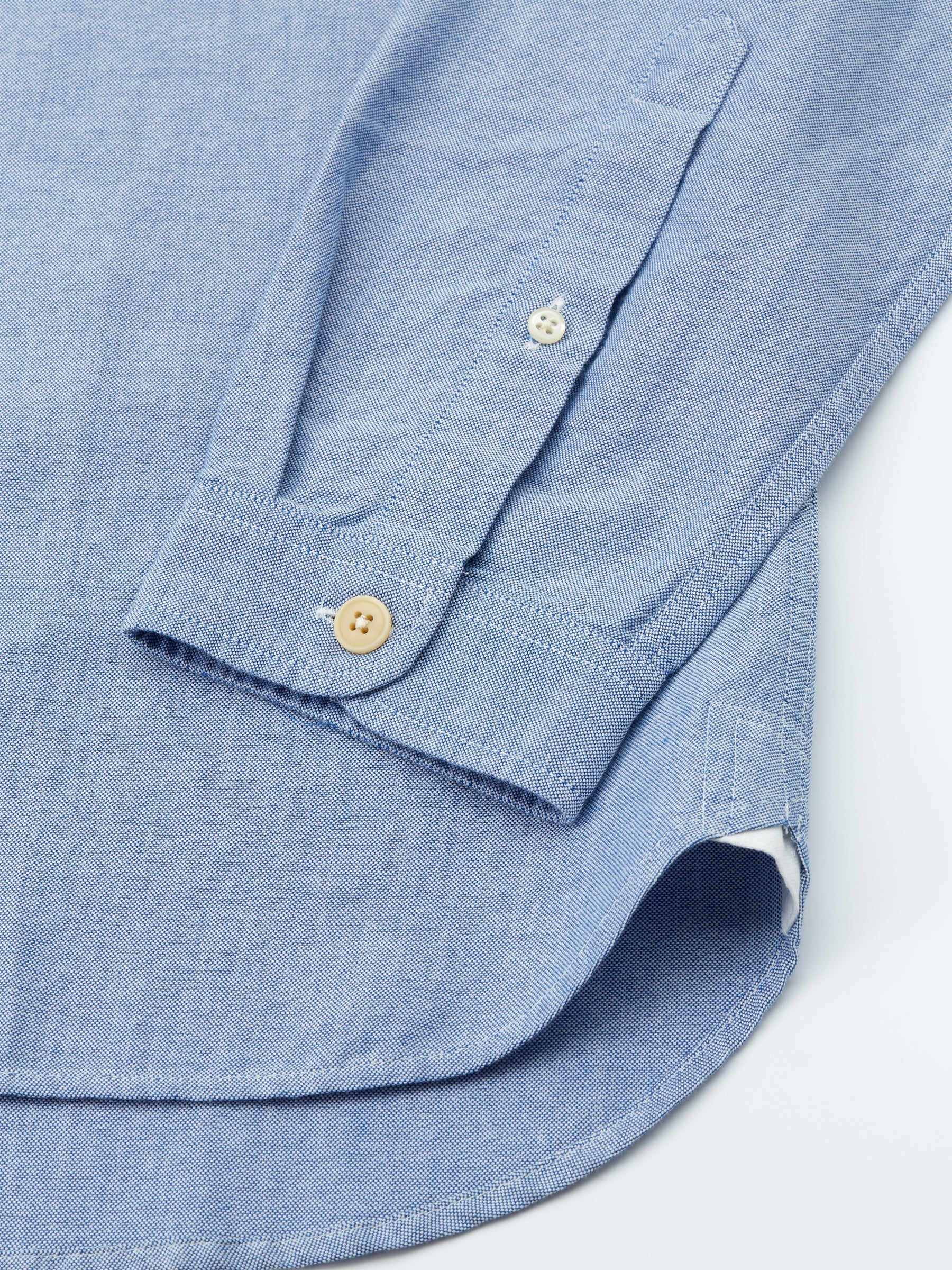 Grandad Shirt Brecon Blue - Image 5
