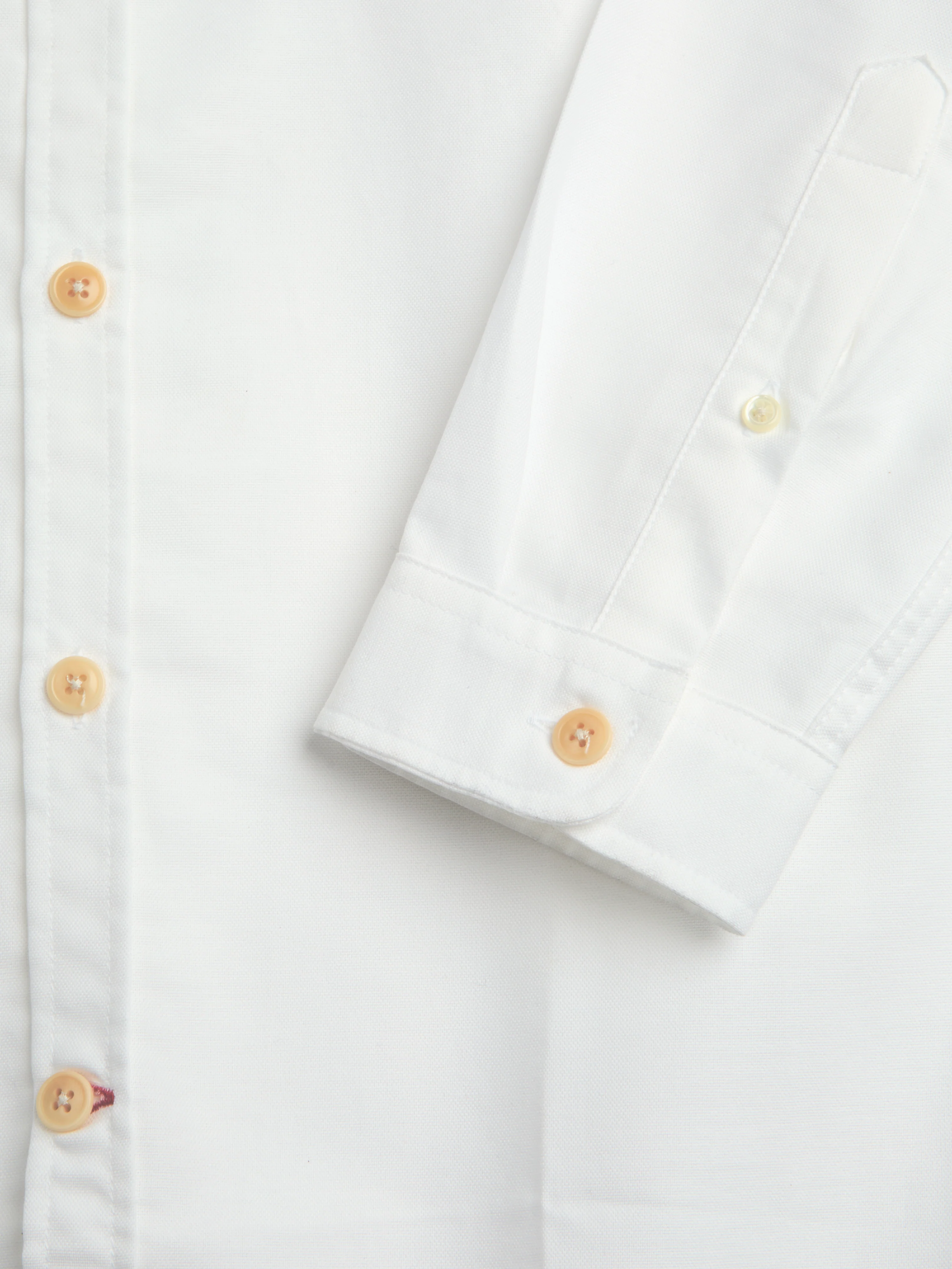 Grandad Shirt Brecon White - Image 7