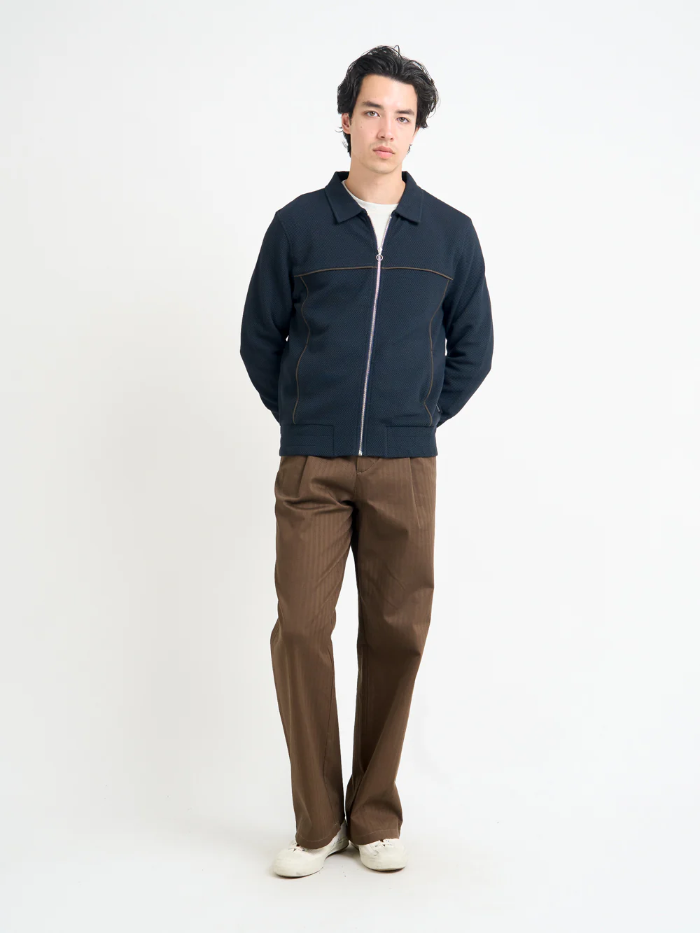 Harrison Jersey Jacket Amery Navy - Image 8