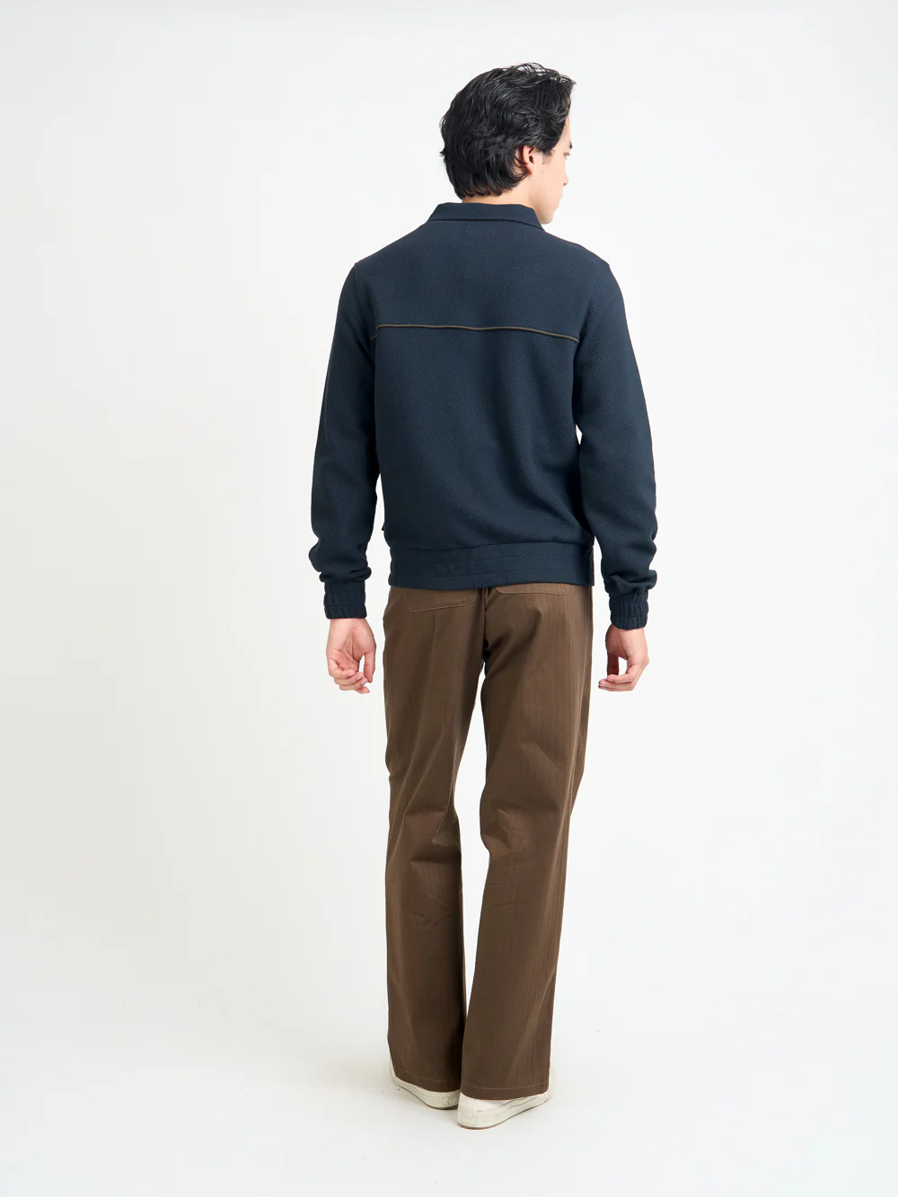 Harrison Jersey Jacket Amery Navy - Image 9