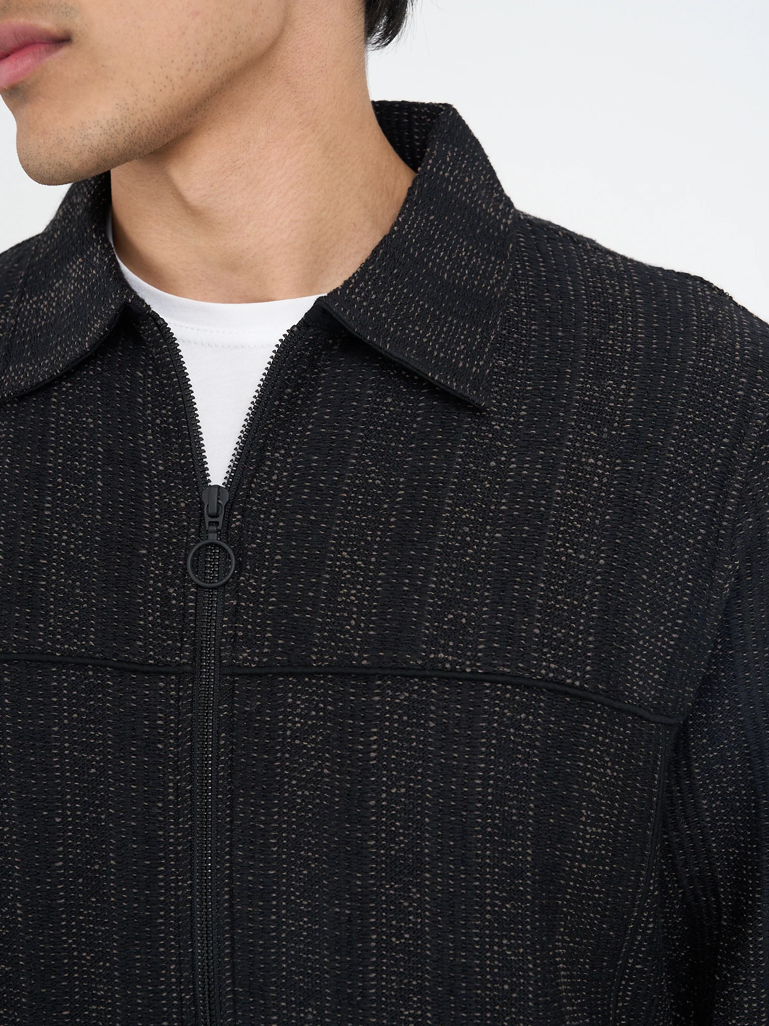 Harrison Jersey Jacket Glover Black - Image 4