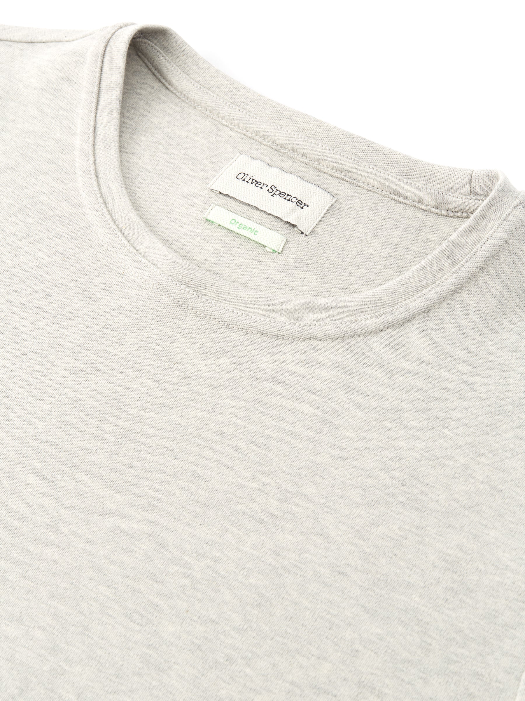Heavy Long Sleeve Plain T-Shirt Tavistock Grey - Image 3