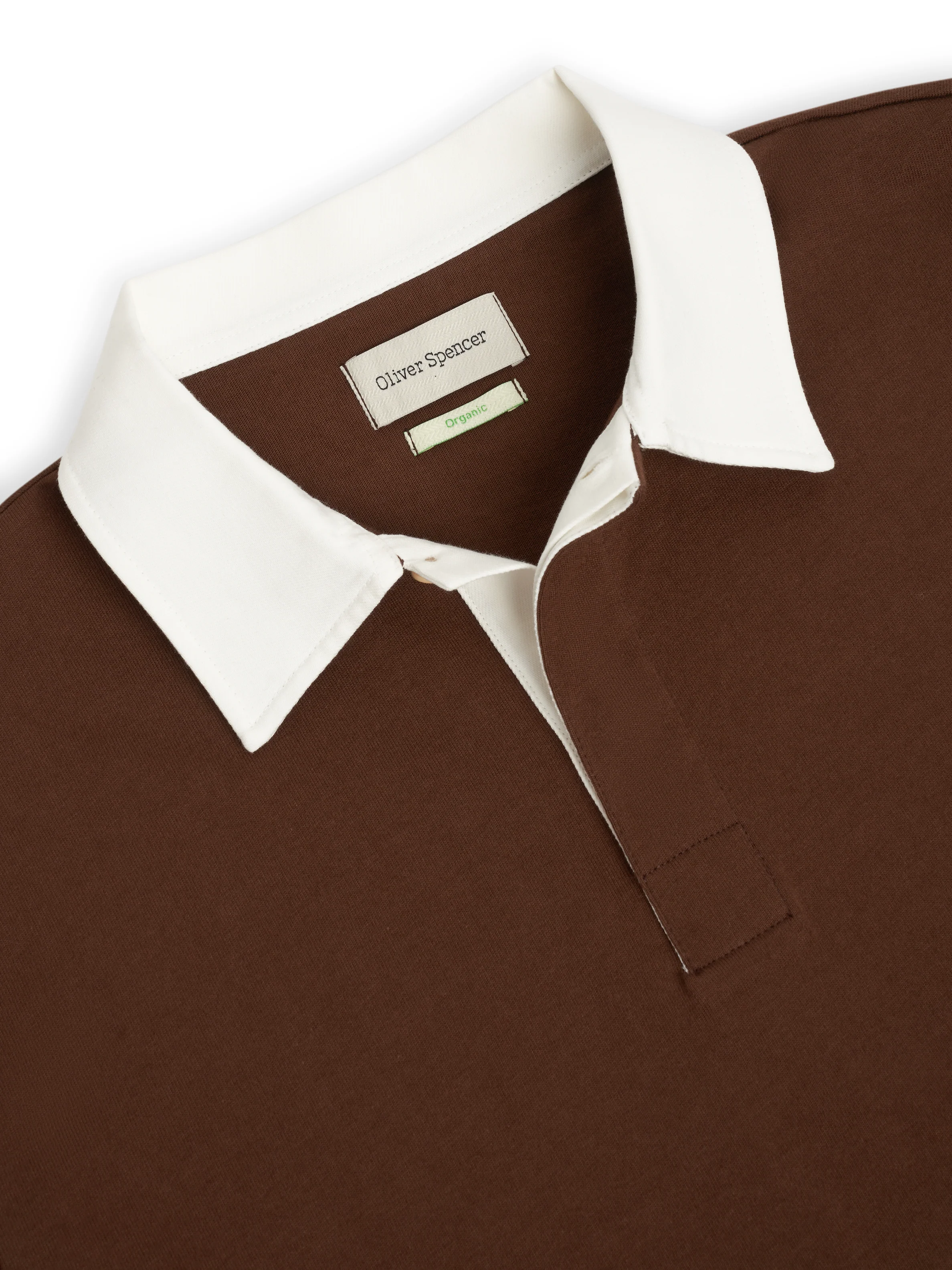 Heavy Long Sleeve Rugby Top Parton Brown - Image 5