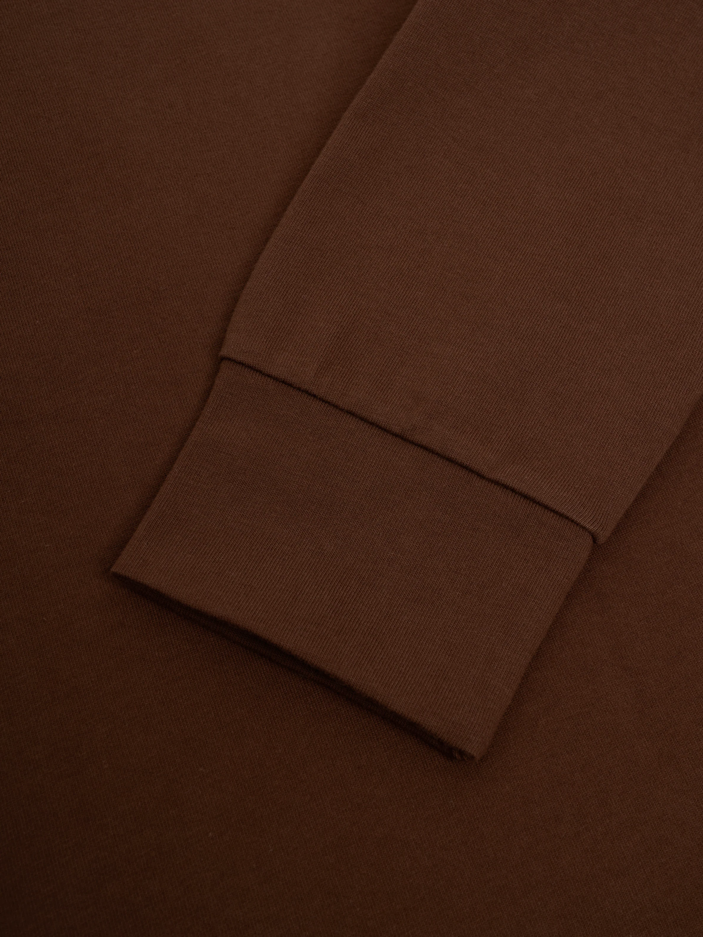Heavy Long Sleeve Rugby Top Parton Brown - Image 6