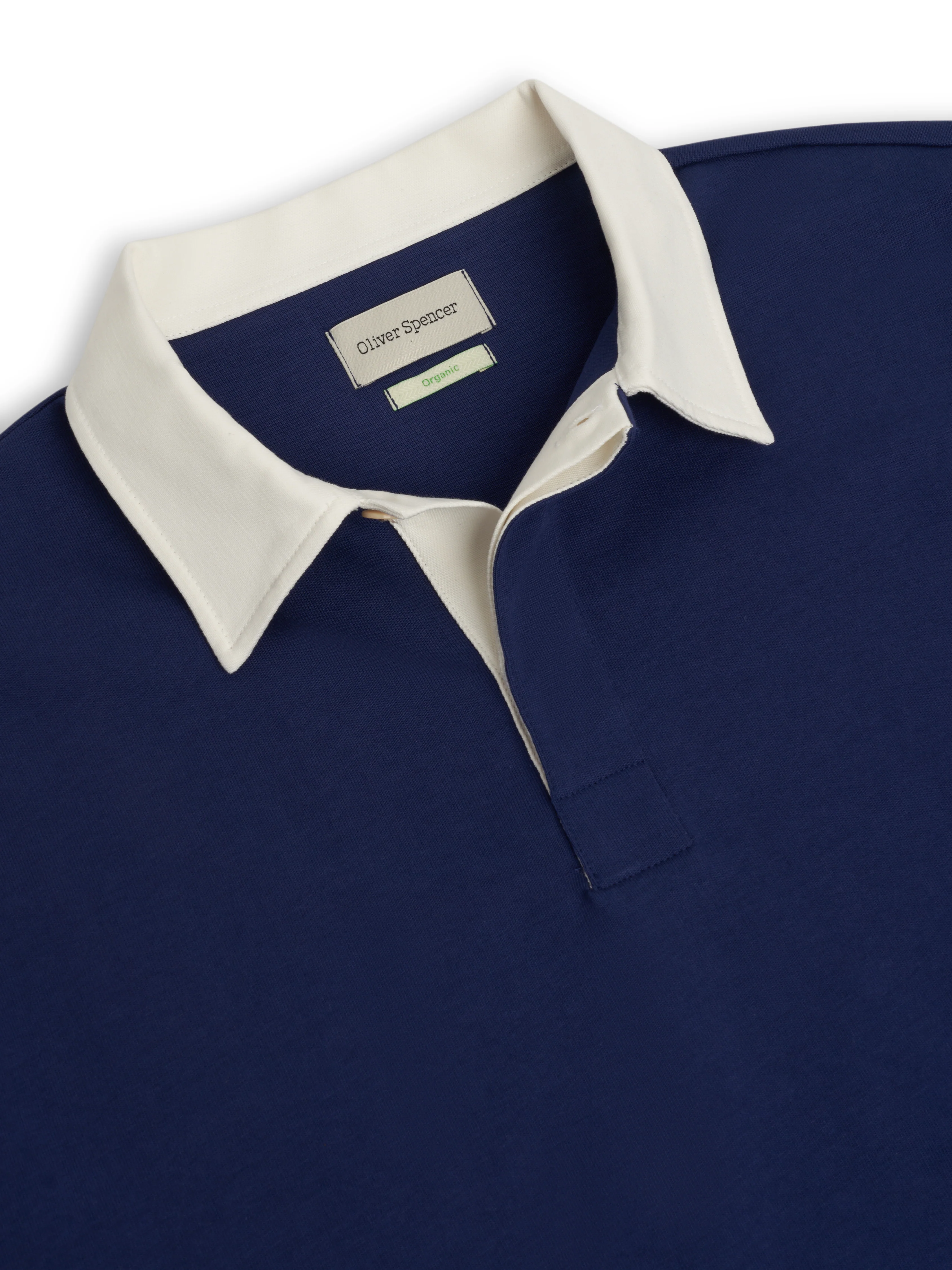 Heavy Long Sleeve Rugby Top Parton Indigo Blue - Image 5