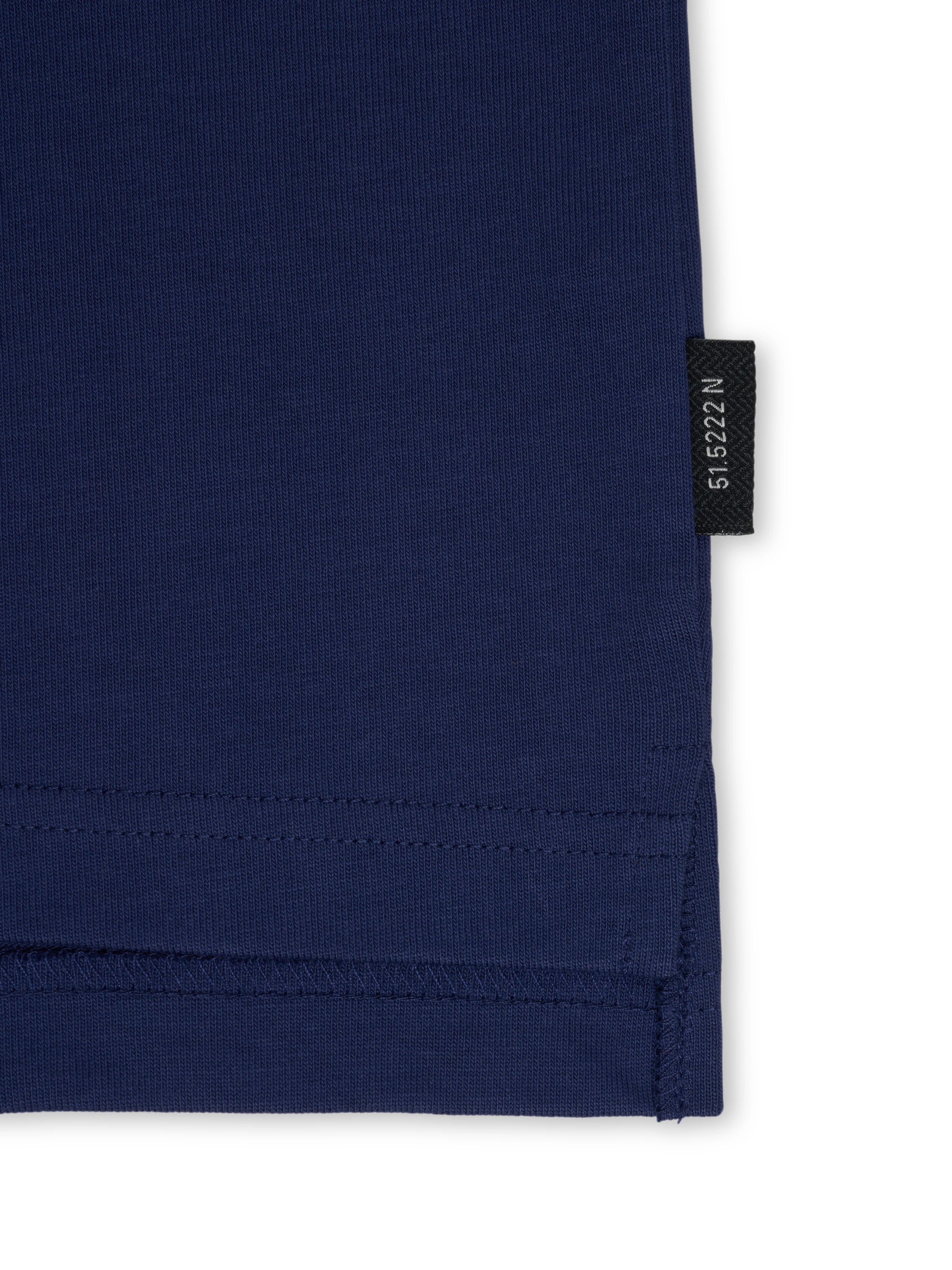 Heavy Long Sleeve Rugby Top Parton Indigo Blue - Image 7
