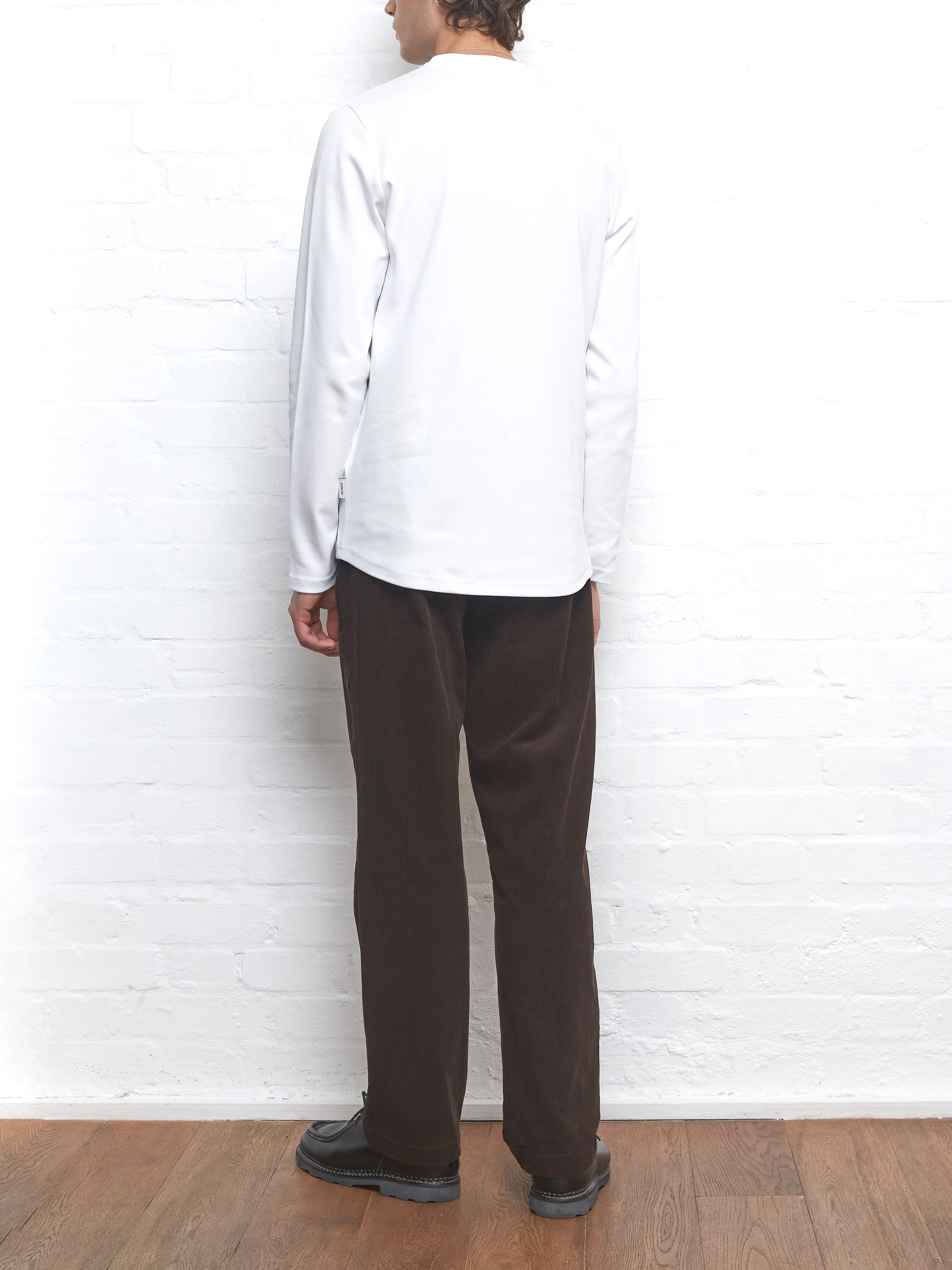 Heavy Long Sleeve T-Shirt Tavistock White - Image 8