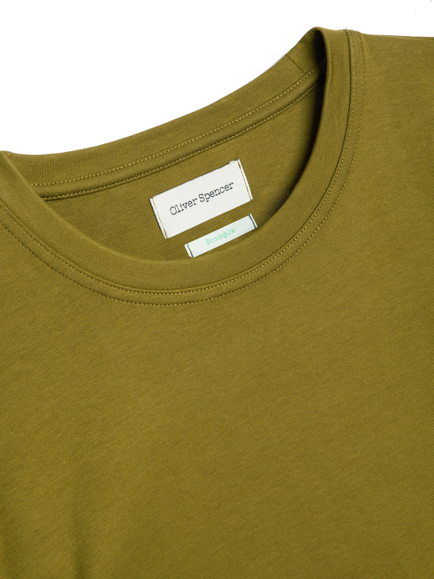Heavy T-Shirt Tavistock Olive Green - Image 6