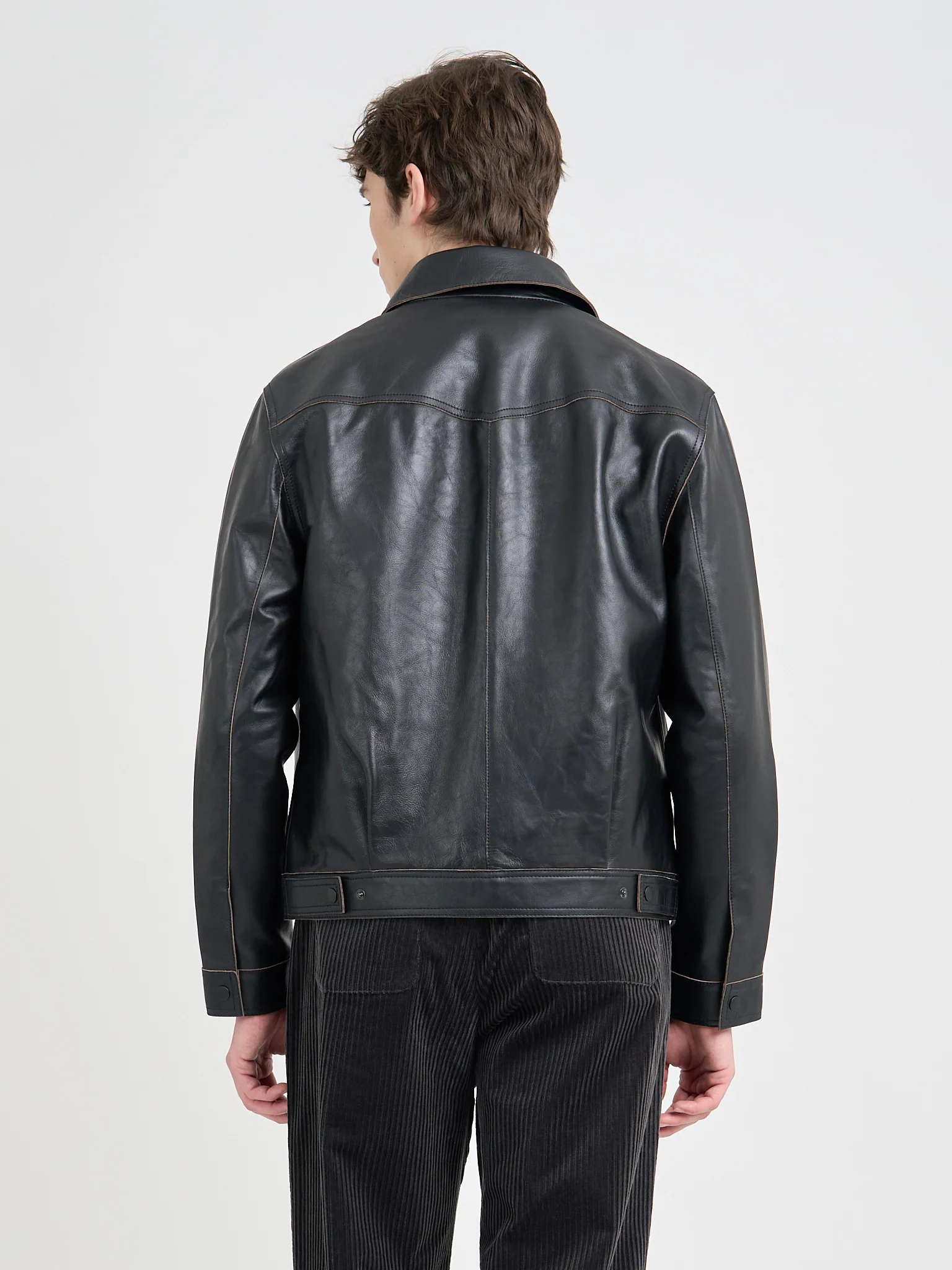 Leather Norton Jacket Leather Black - Image 3