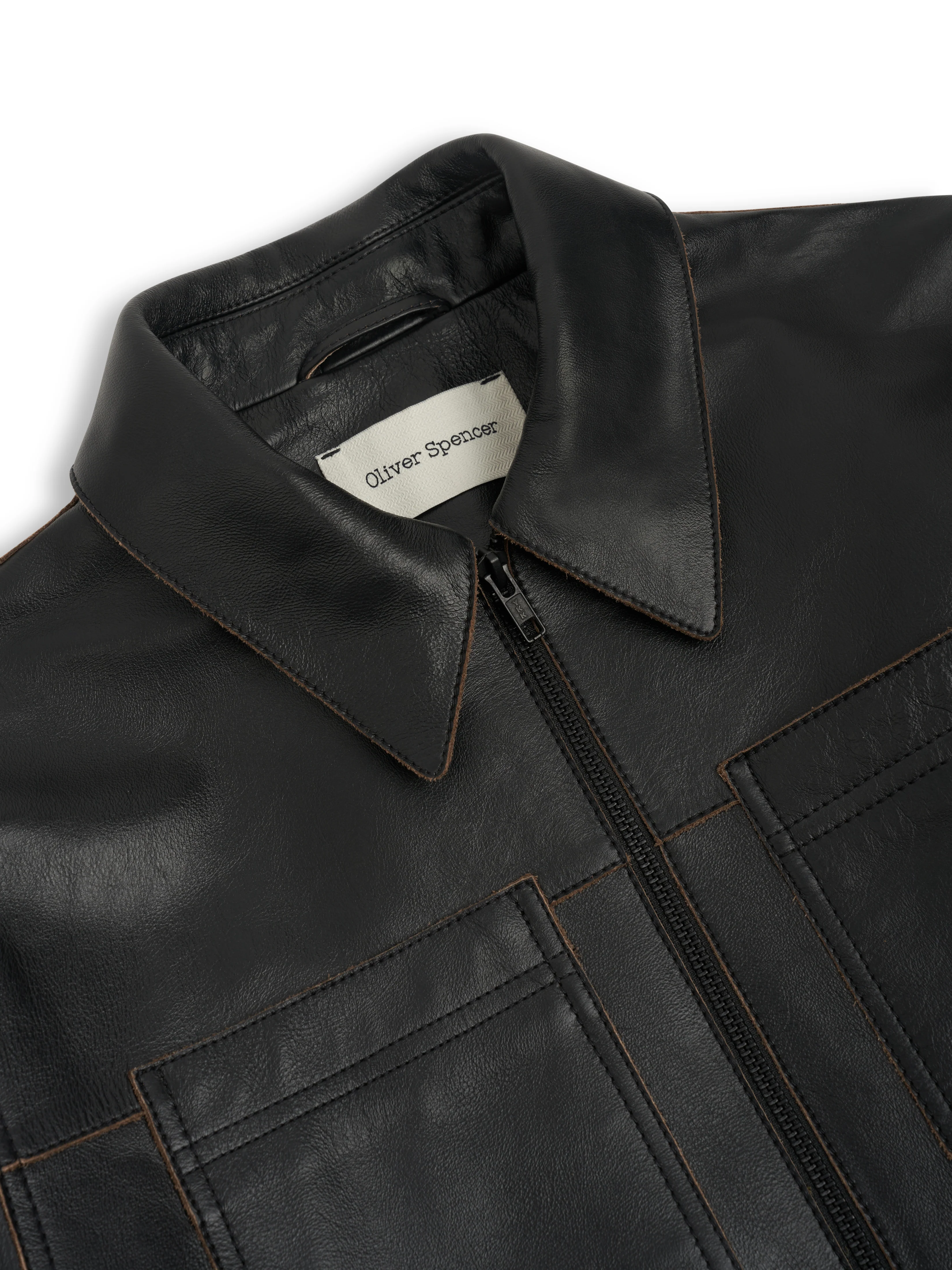 Leather Norton Jacket Leather Black - Image 5