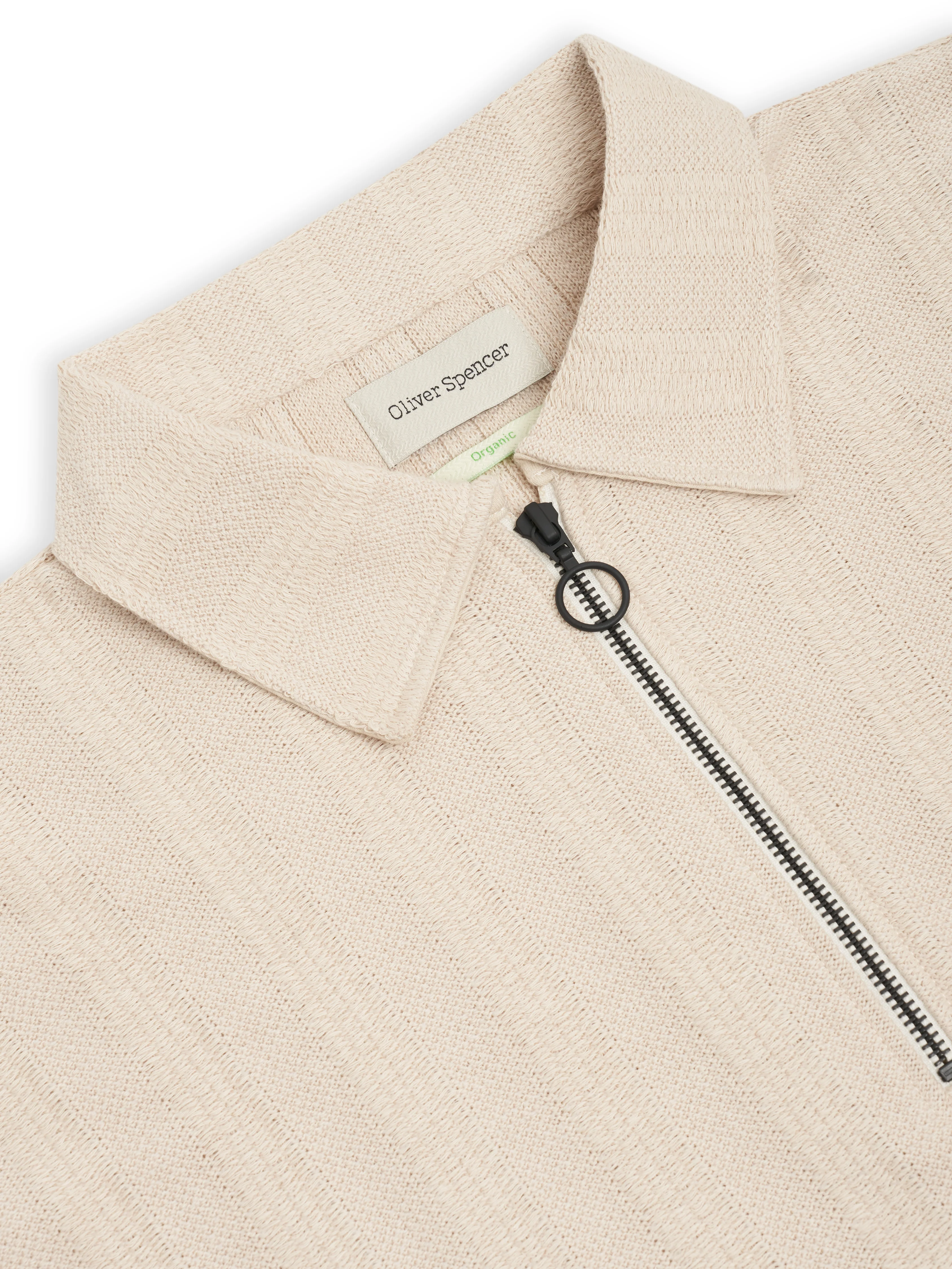 Lorimer Half Zip Sweatshirt Glover Cream - Image 5